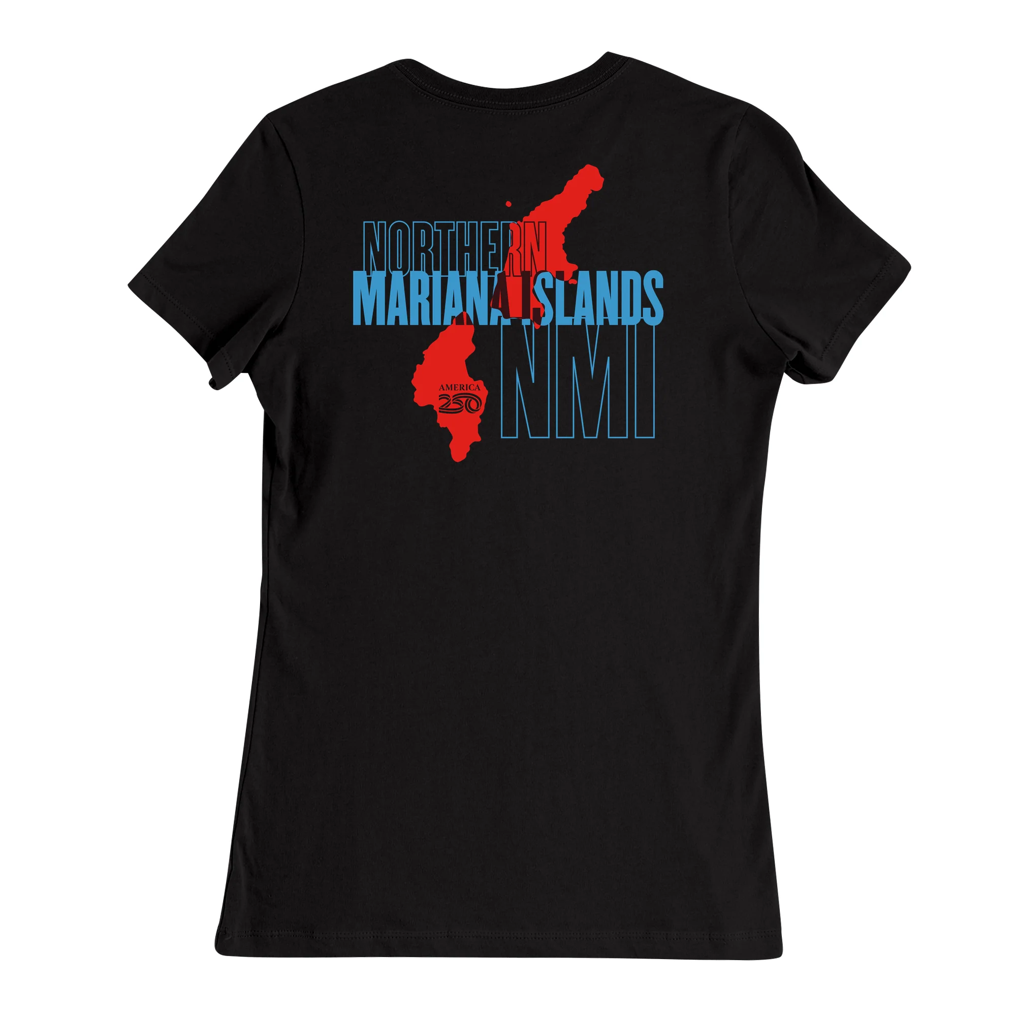 Official America250 Northern Mariana Islands Women's T-Shirt - Image 3