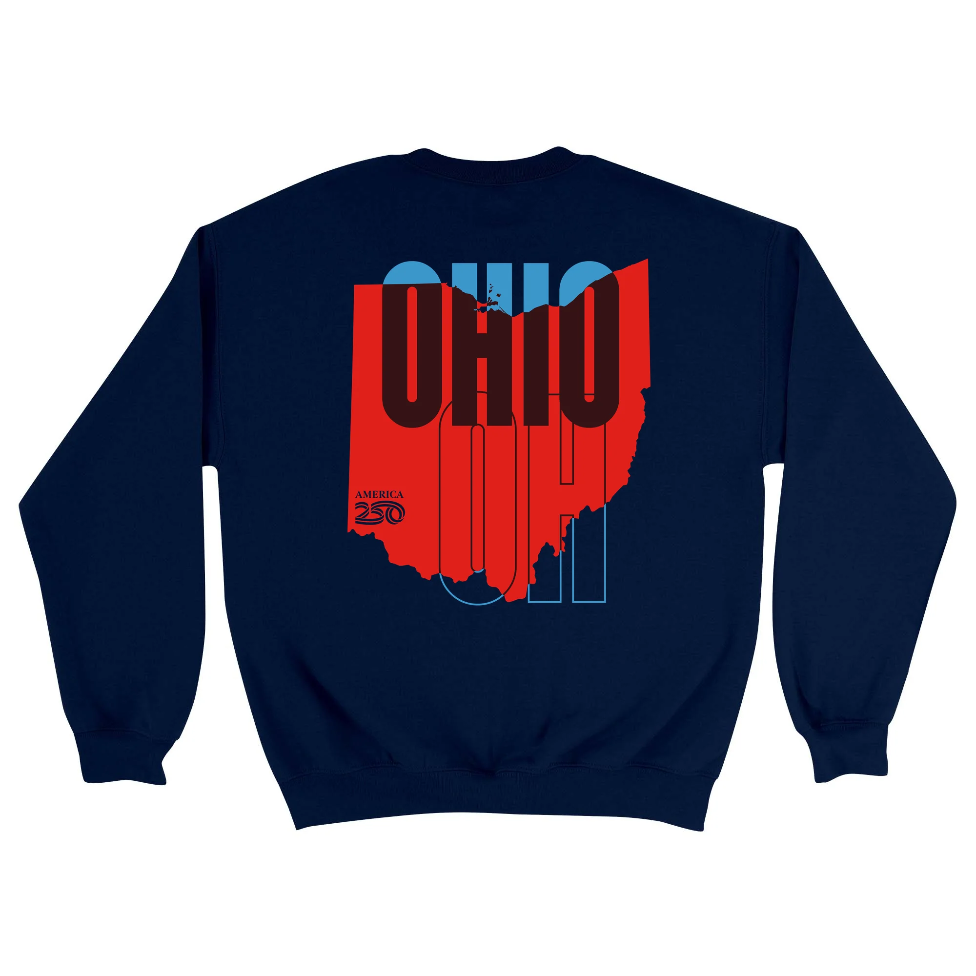 Official America250 Ohio Unisex Crewneck Sweatshirt
