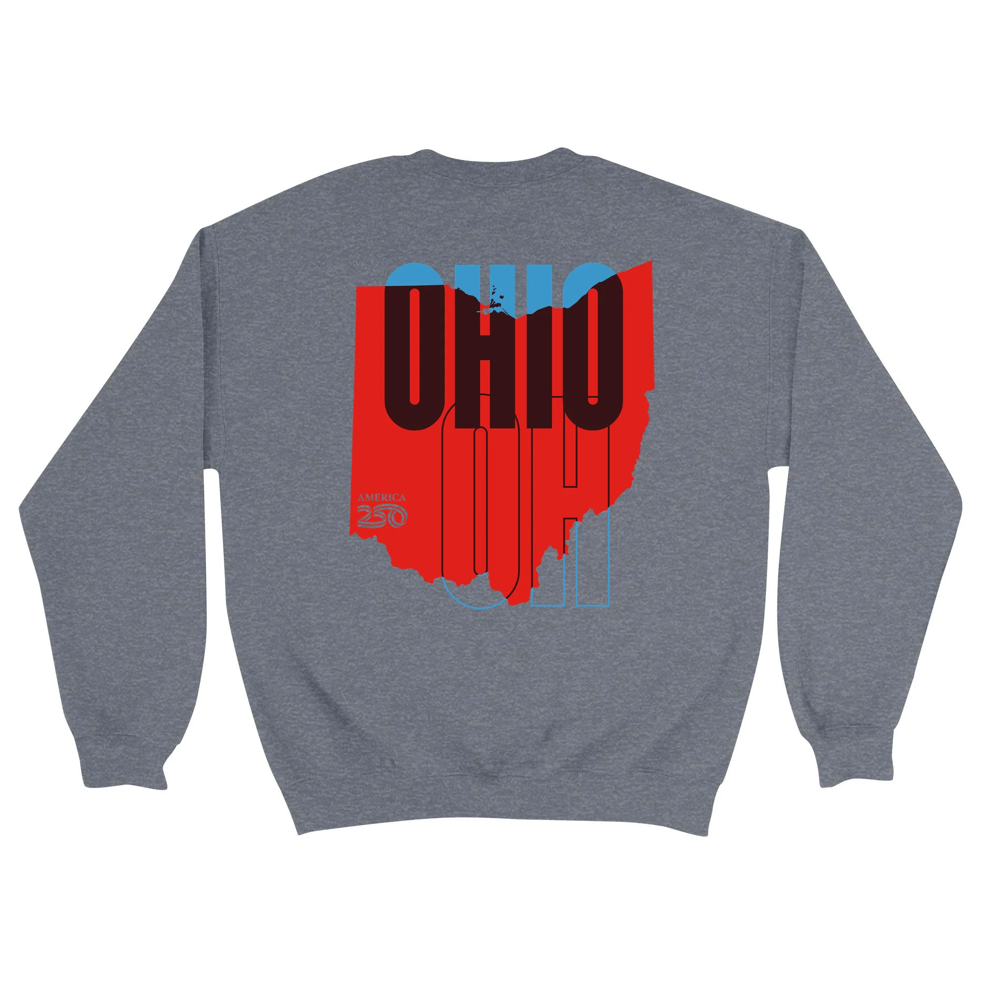 Official America250 Ohio Unisex Crewneck Sweatshirt - Image 3