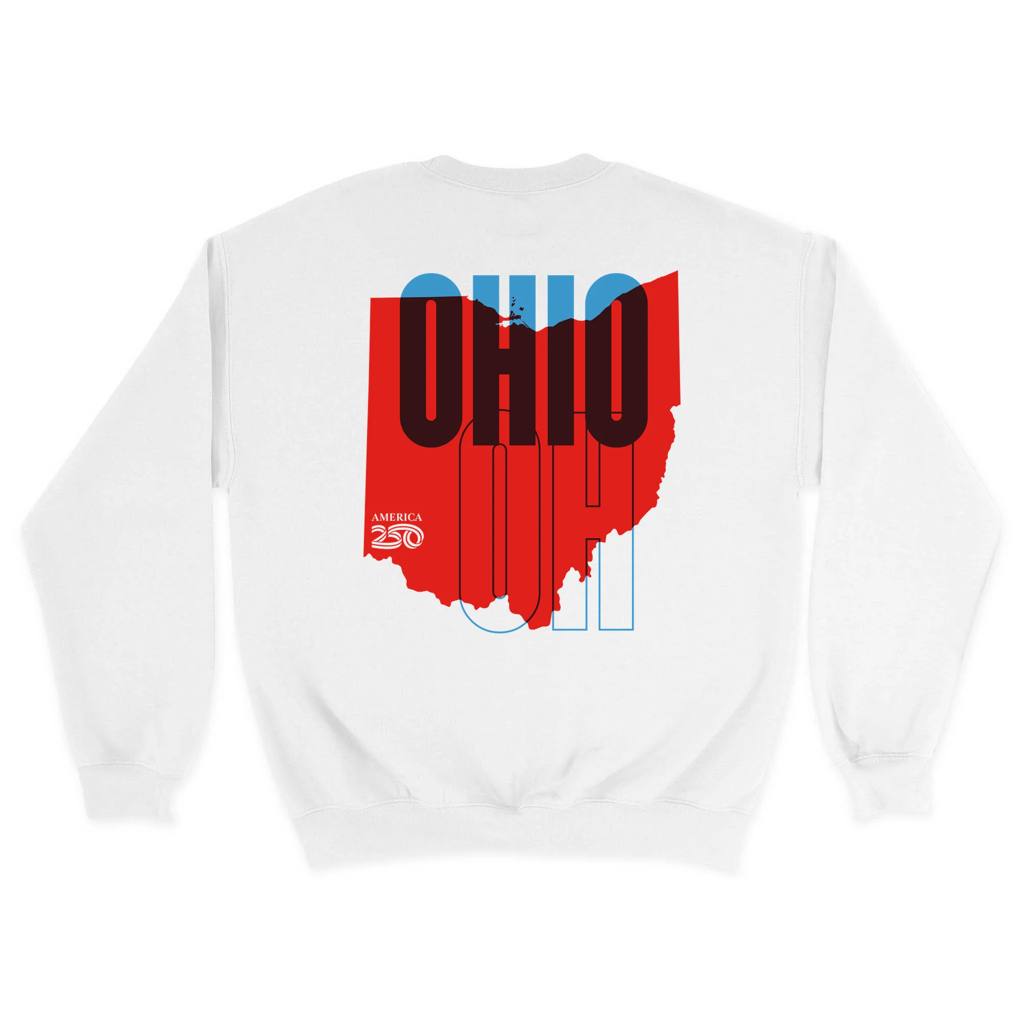 Official America250 Ohio Unisex Crewneck Sweatshirt - Image 7