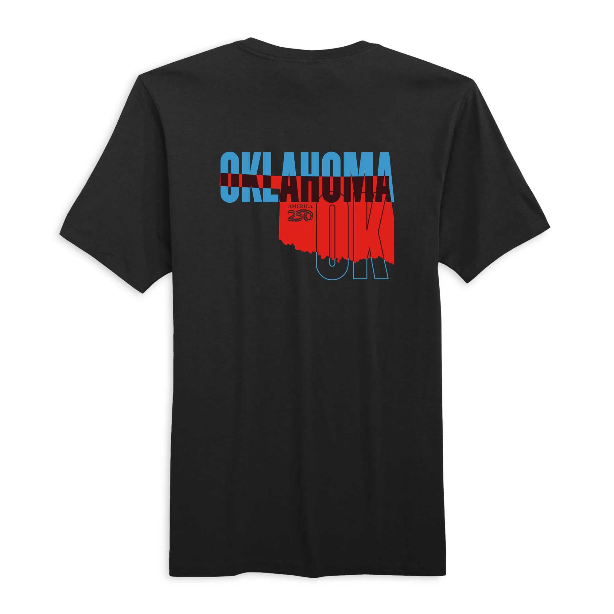 Official America250 Oklahoma Men's T-Shirt - Image 3