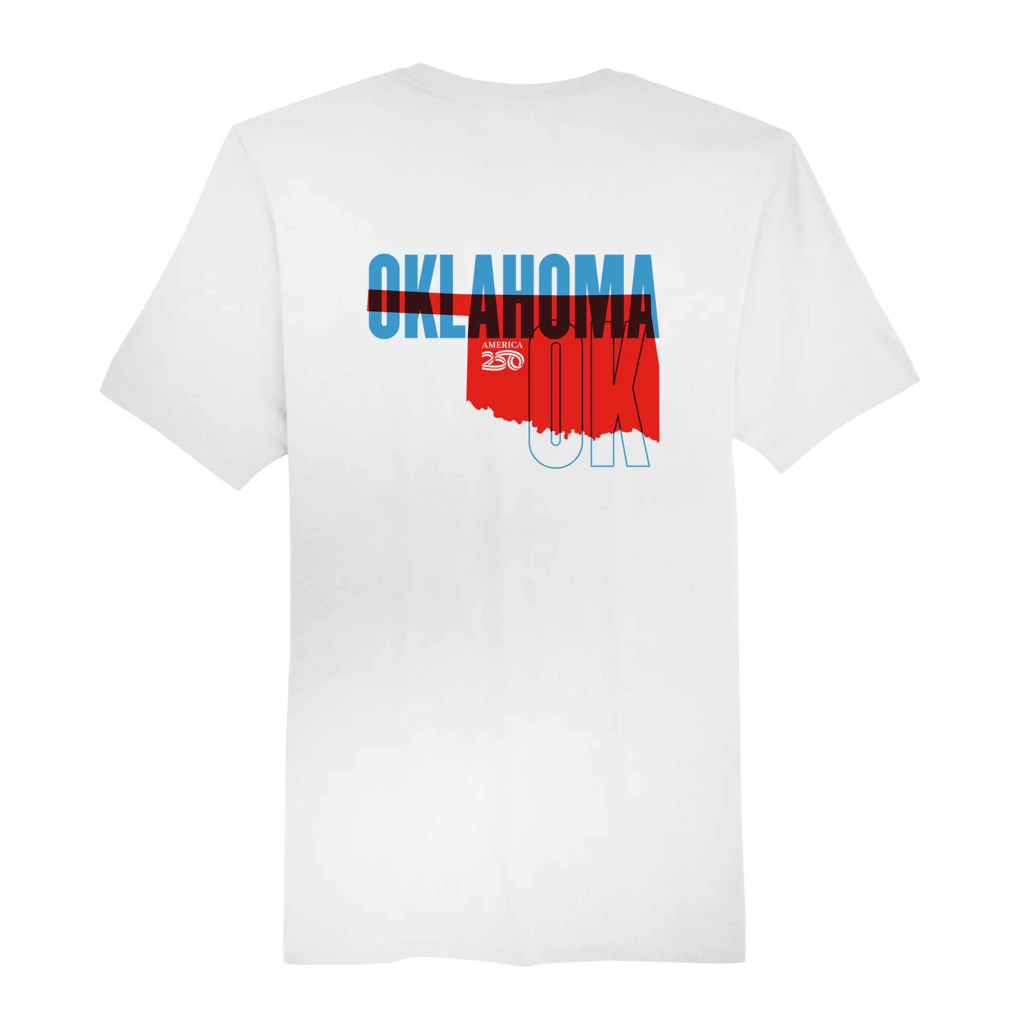 Official America250 Oklahoma Men's T-Shirt - Image 5