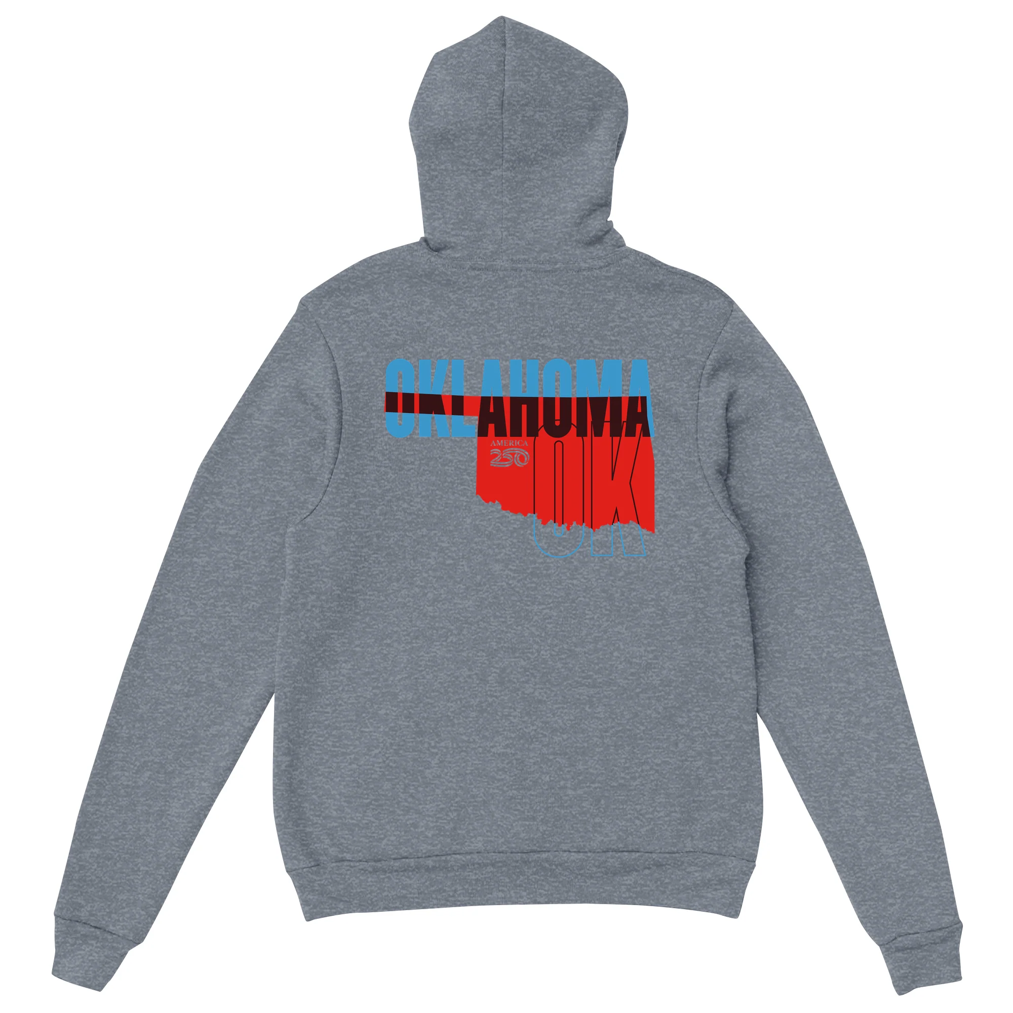 Official America250 Oklahoma Unisex Hoodie - Image 3