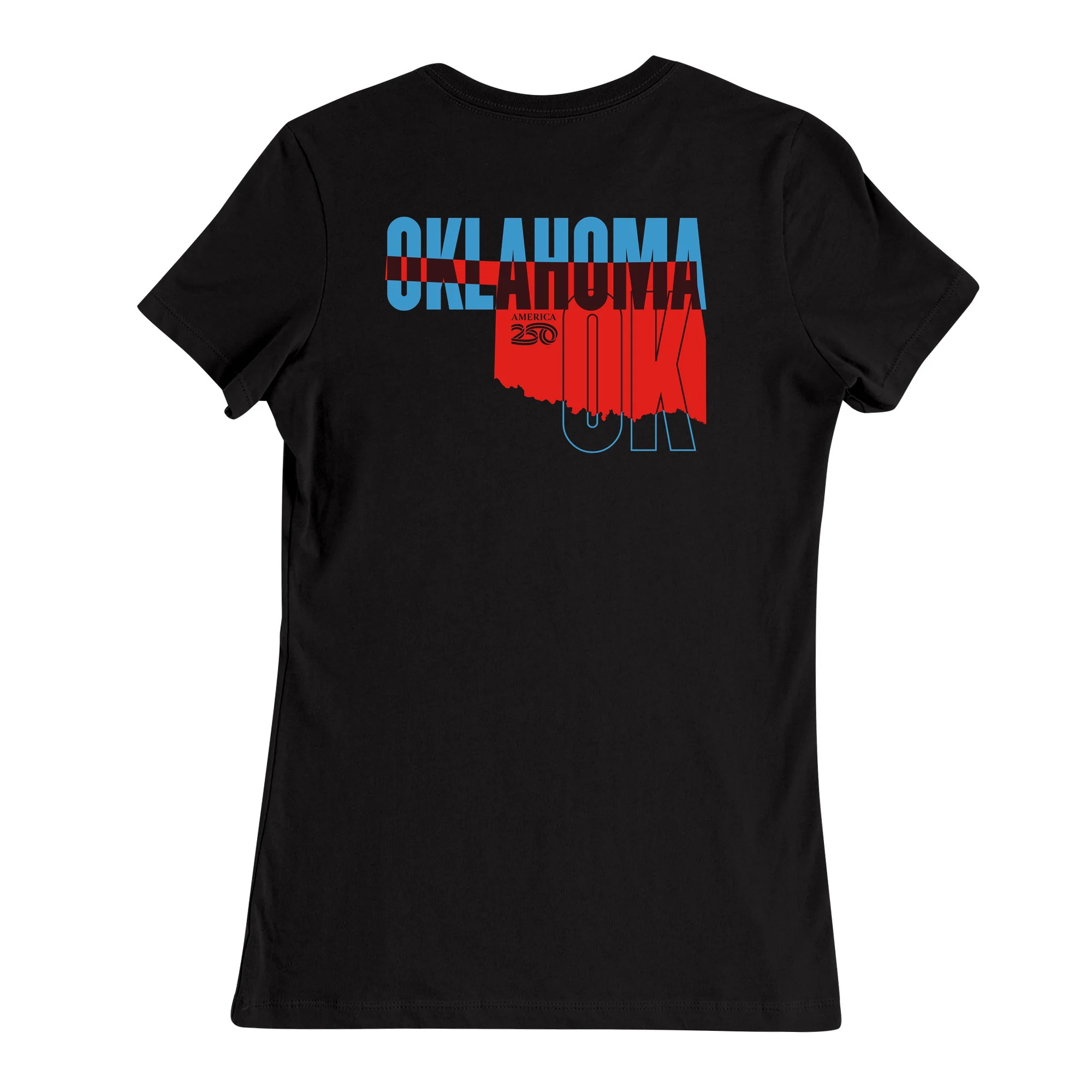 Official America250 Oklahoma Women's T-Shirt - Image 3