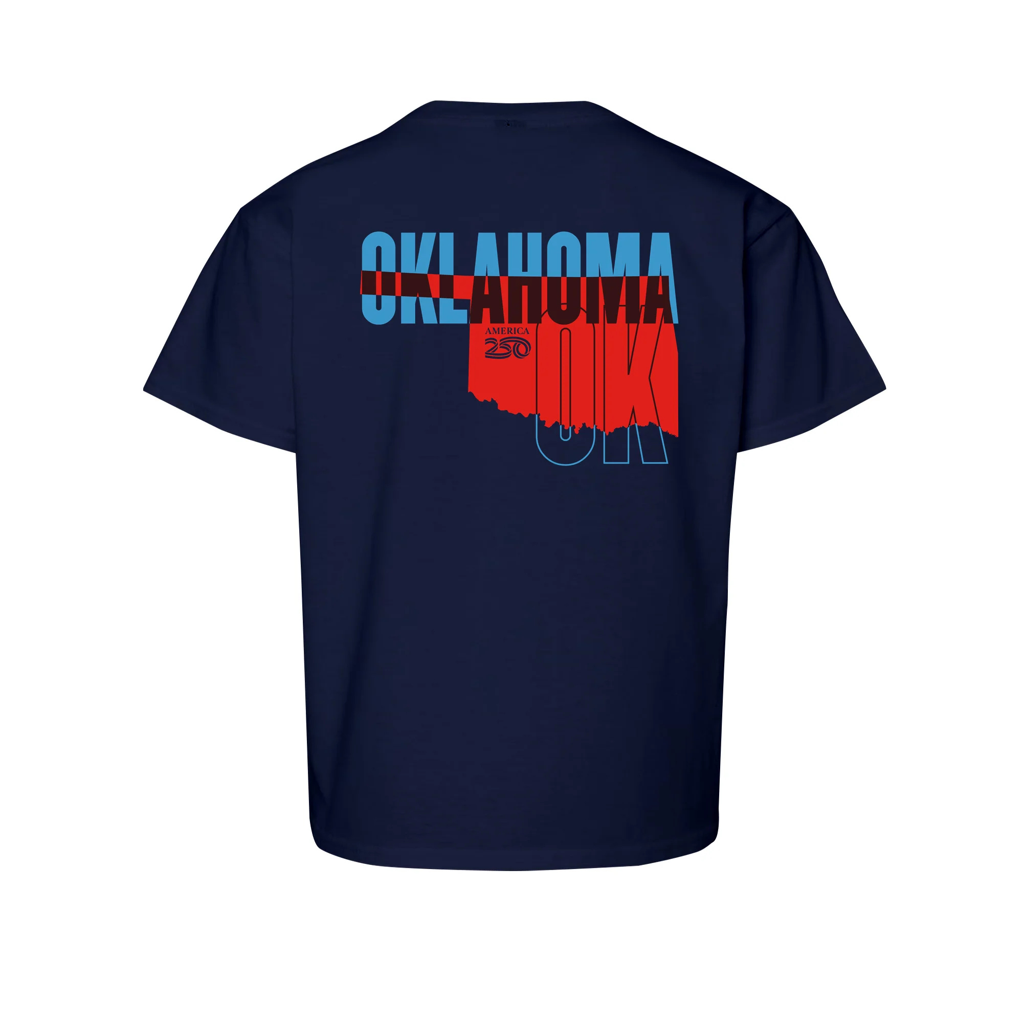 Official America250 Oklahoma Youth T-Shirt