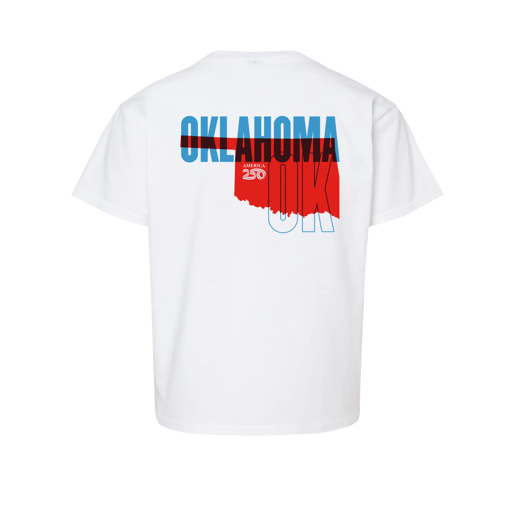 Official America250 Oklahoma Youth T-Shirt - Image 3