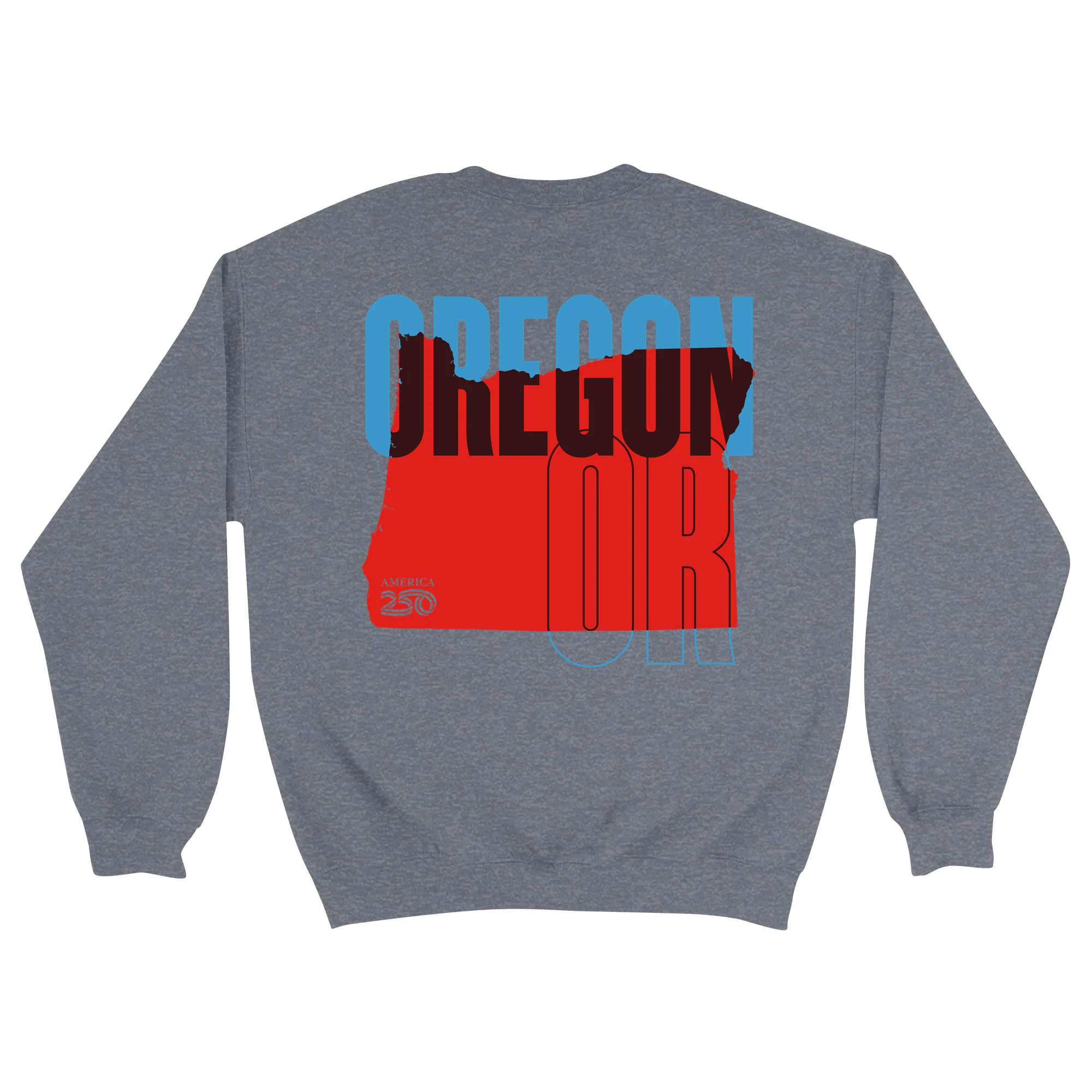 Official America250 Oregon Unisex Crewneck Sweatshirt - Image 3