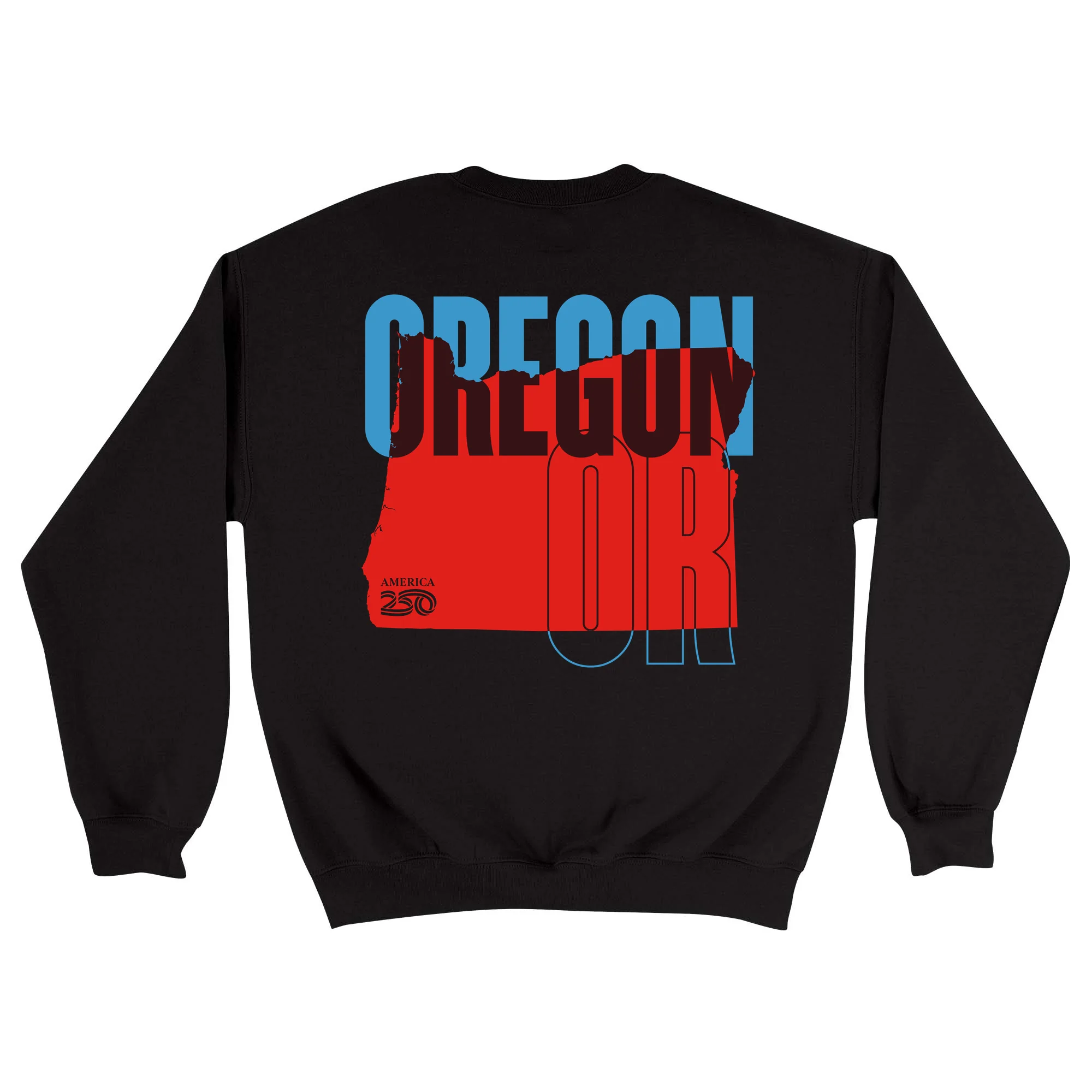 Official America250 Oregon Unisex Crewneck Sweatshirt - Image 5