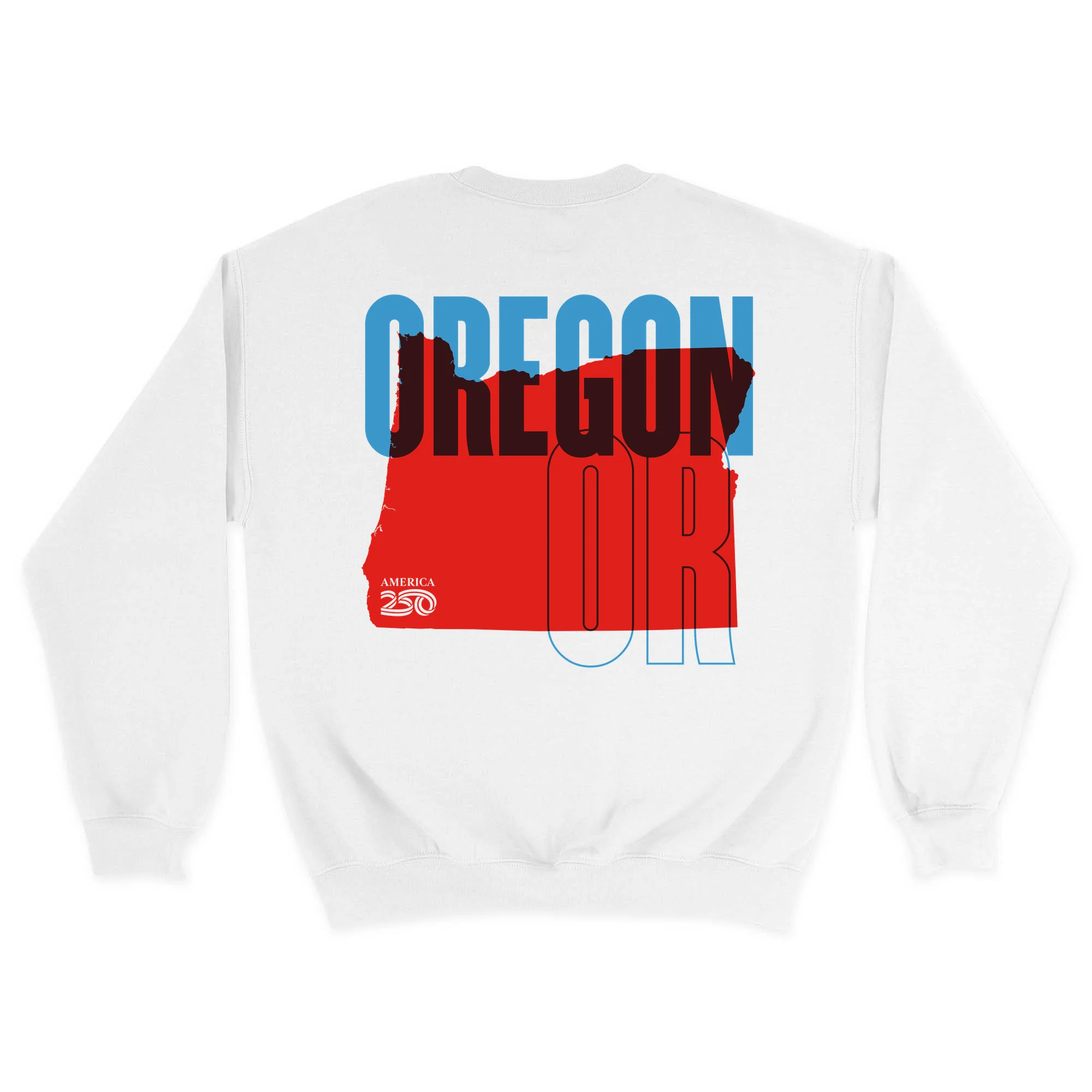 Official America250 Oregon Unisex Crewneck Sweatshirt - Image 7