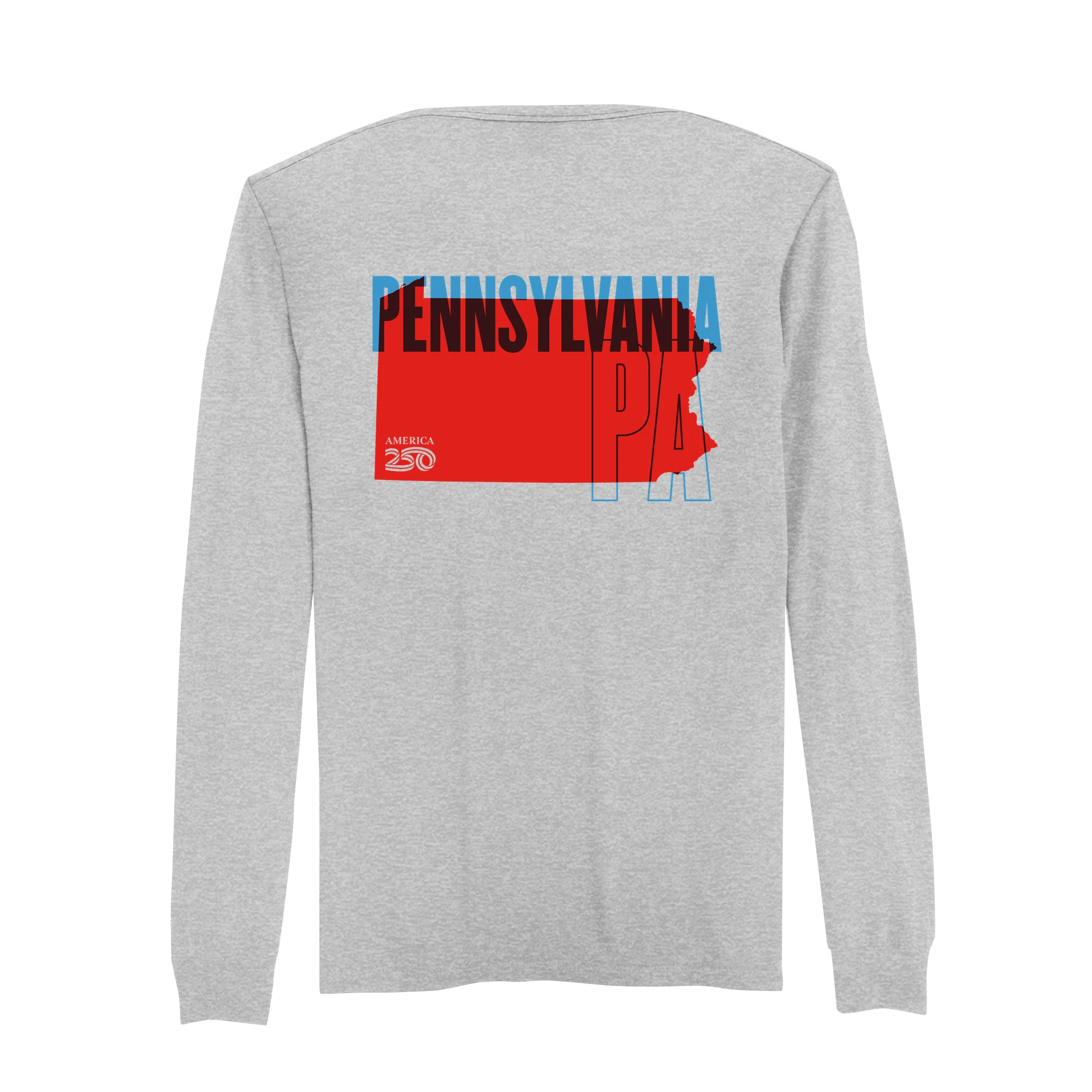 Official America250 Pennsylvania Men's Long Sleeve T-Shirt - Image 3