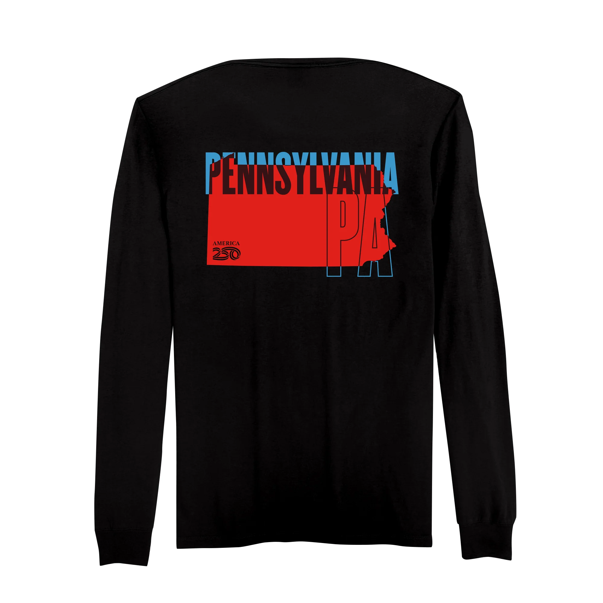 Official America250 Pennsylvania Men's Long Sleeve T-Shirt - Image 5