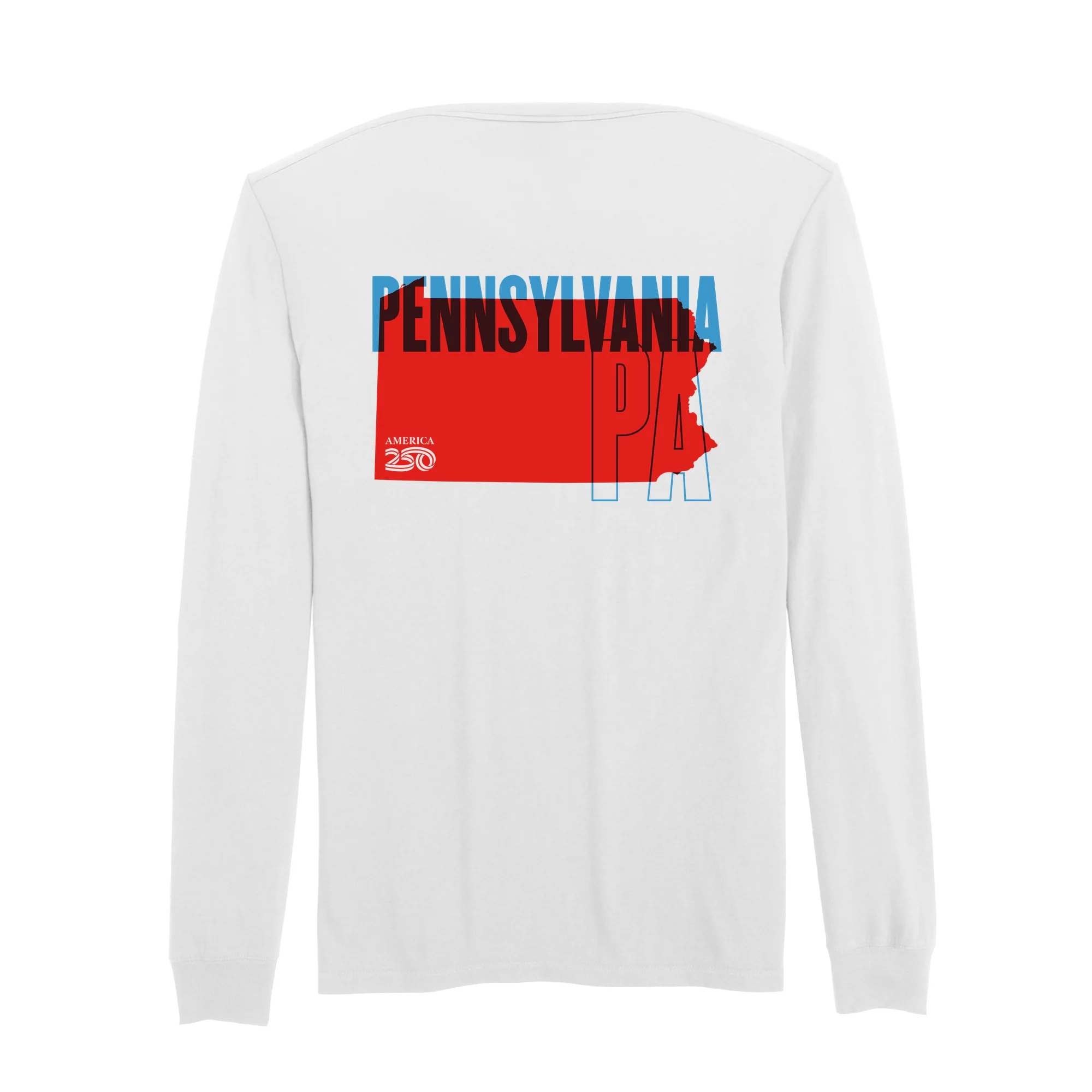 Official America250 Pennsylvania Men's Long Sleeve T-Shirt - Image 7