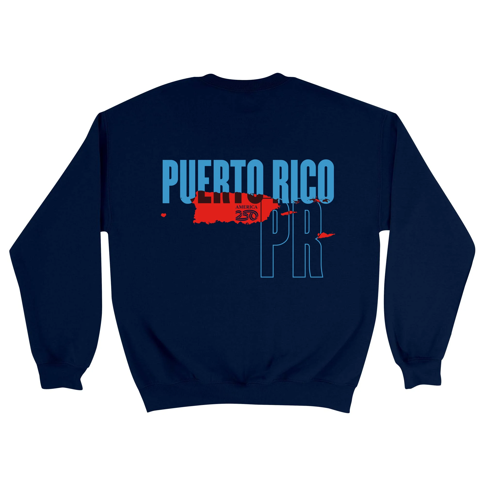 Official America250 Puerto Rico Unisex Crewneck Sweatshirt