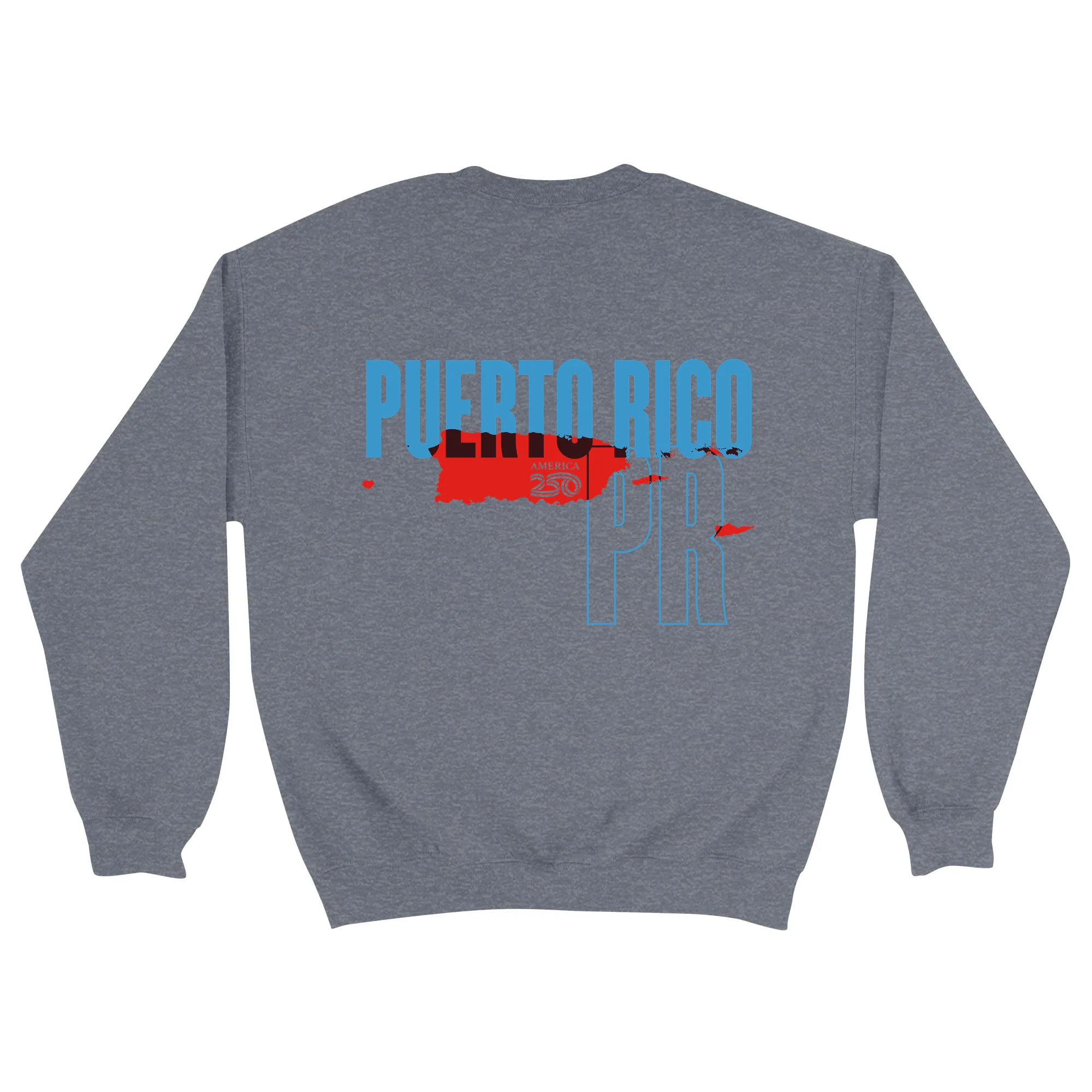 Official America250 Puerto Rico Unisex Crewneck Sweatshirt - Image 3