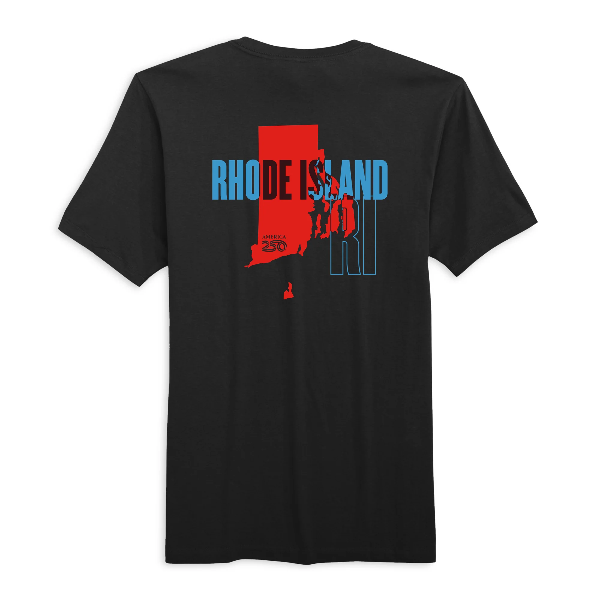 Official America250 Rhode Island Men's T-Shirt - Image 3