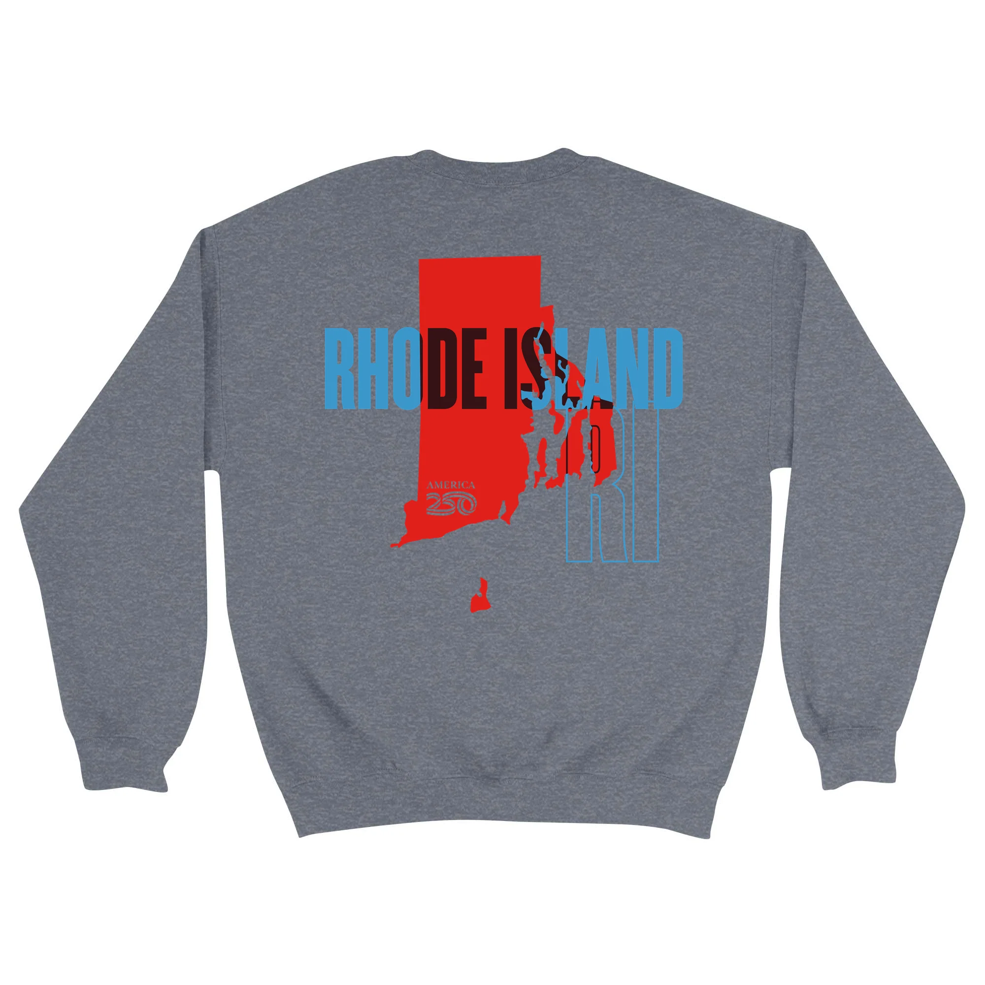 Official America250 Rhode Island Unisex Crewneck Sweatshirt - Image 3
