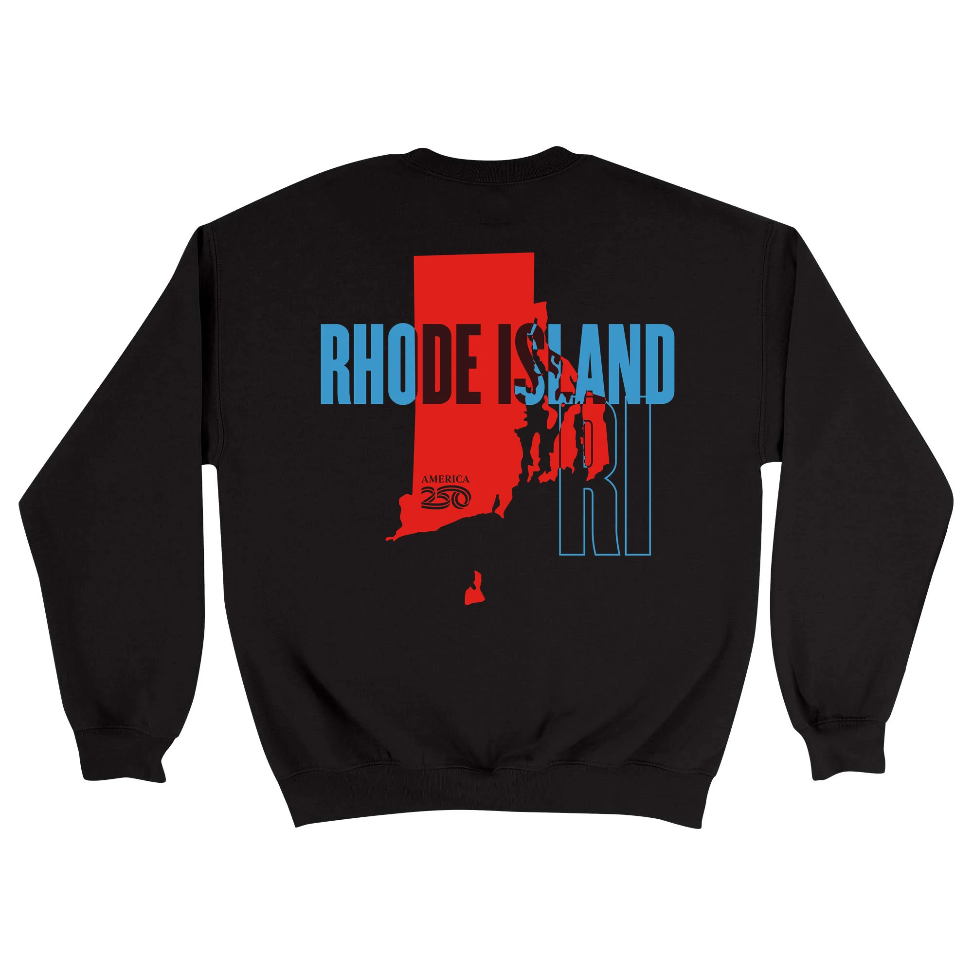 Official America250 Rhode Island Unisex Crewneck Sweatshirt - Image 5