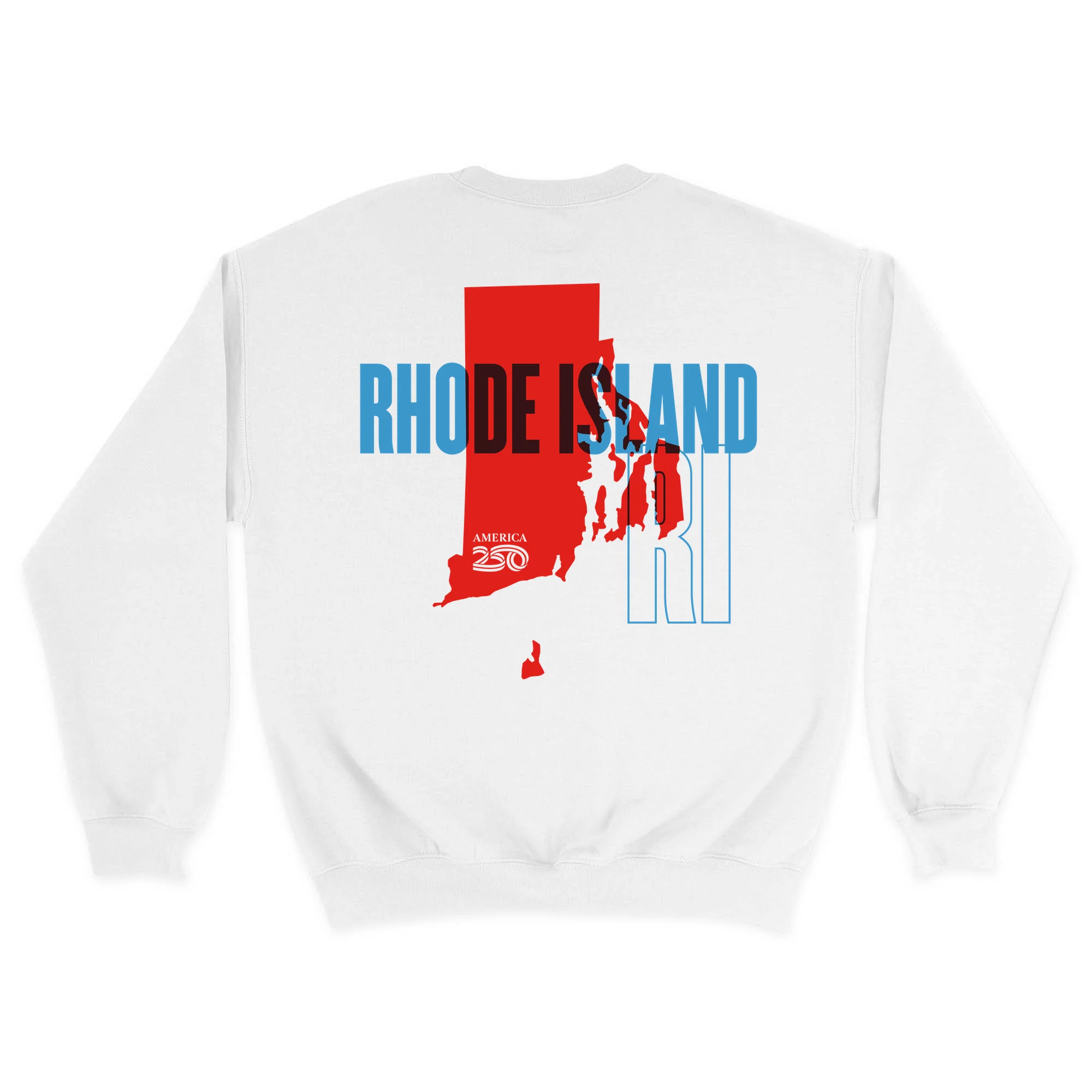 Official America250 Rhode Island Unisex Crewneck Sweatshirt - Image 7