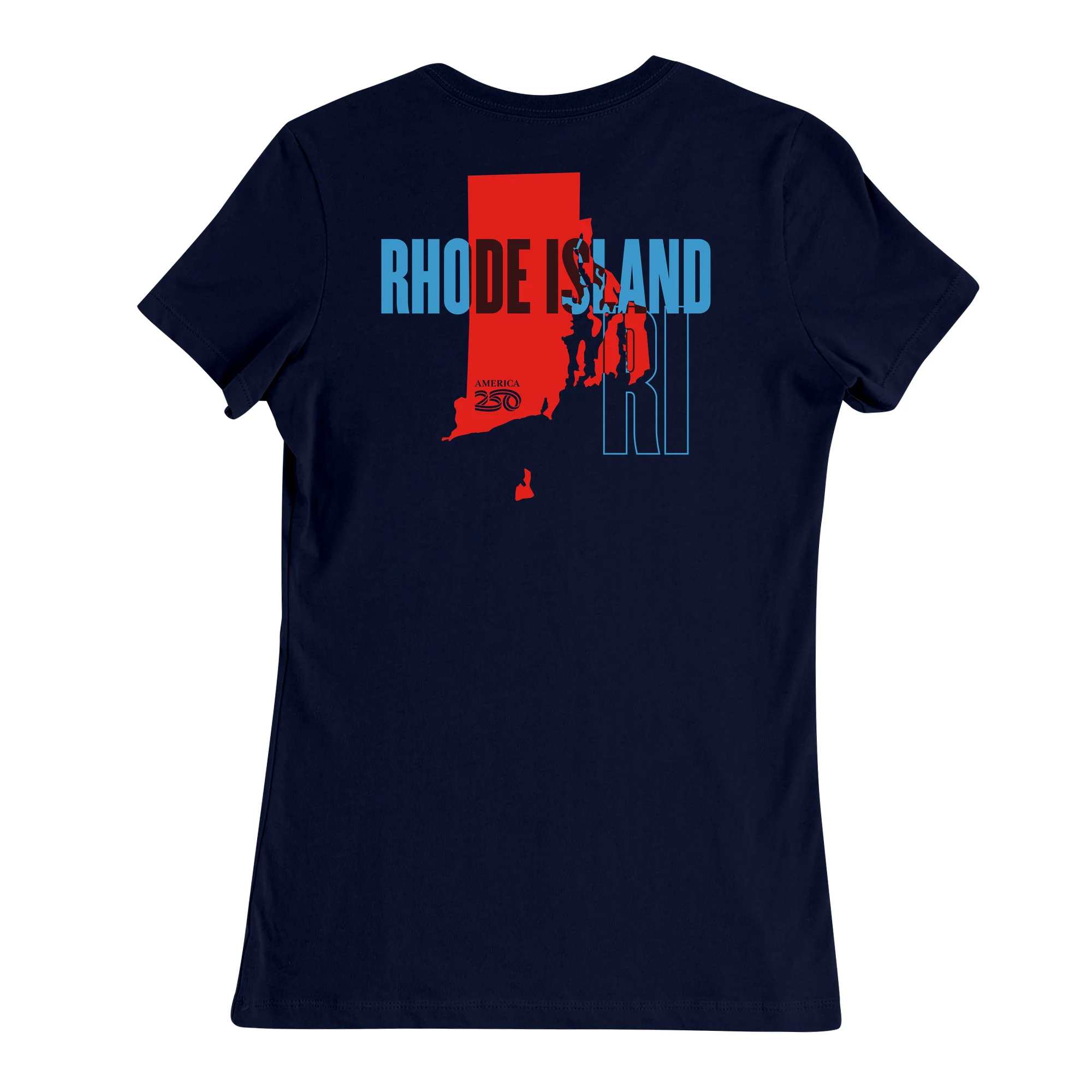 Official America250 Rhode Island Women's T-Shirt