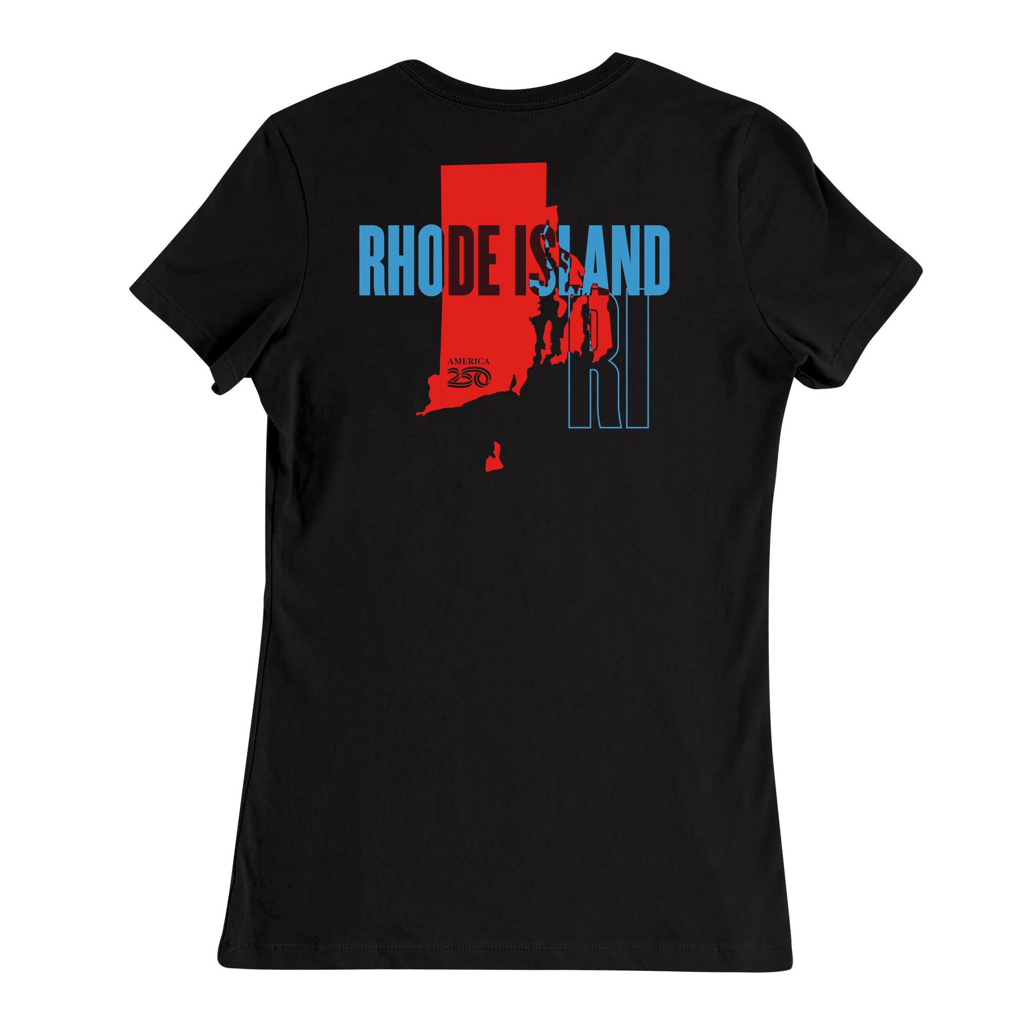 Official America250 Rhode Island Women's T-Shirt - Image 3