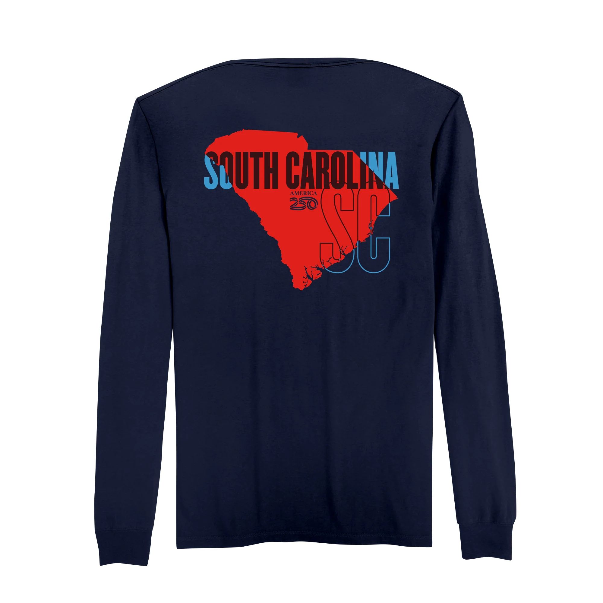 Official America250 South Carolina Men's Long Sleeve T-Shirt