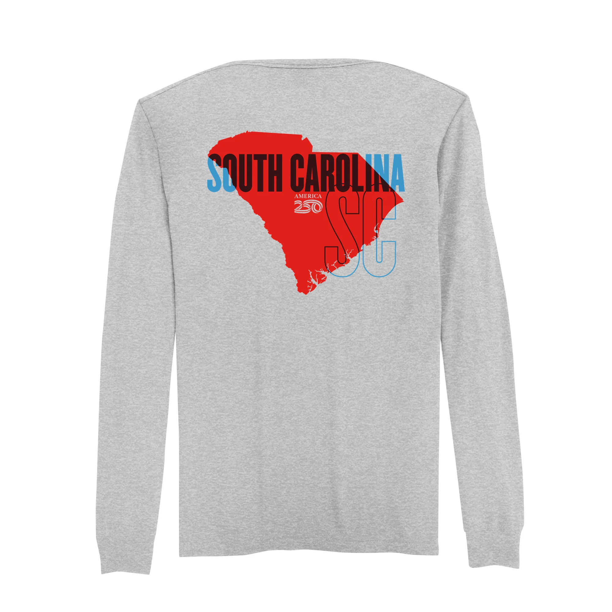 Official America250 South Carolina Men's Long Sleeve T-Shirt - Image 3