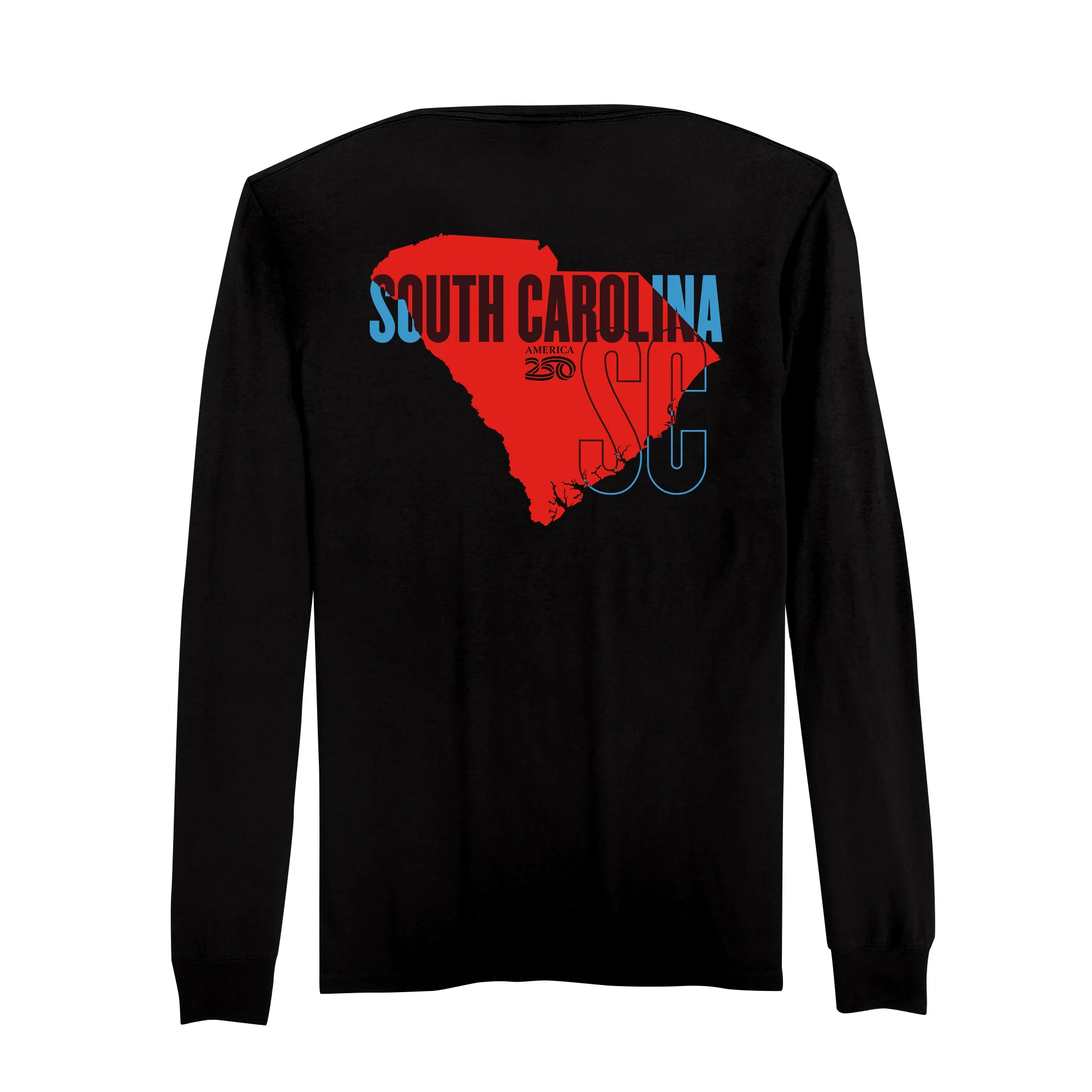 Official America250 South Carolina Men's Long Sleeve T-Shirt - Image 5