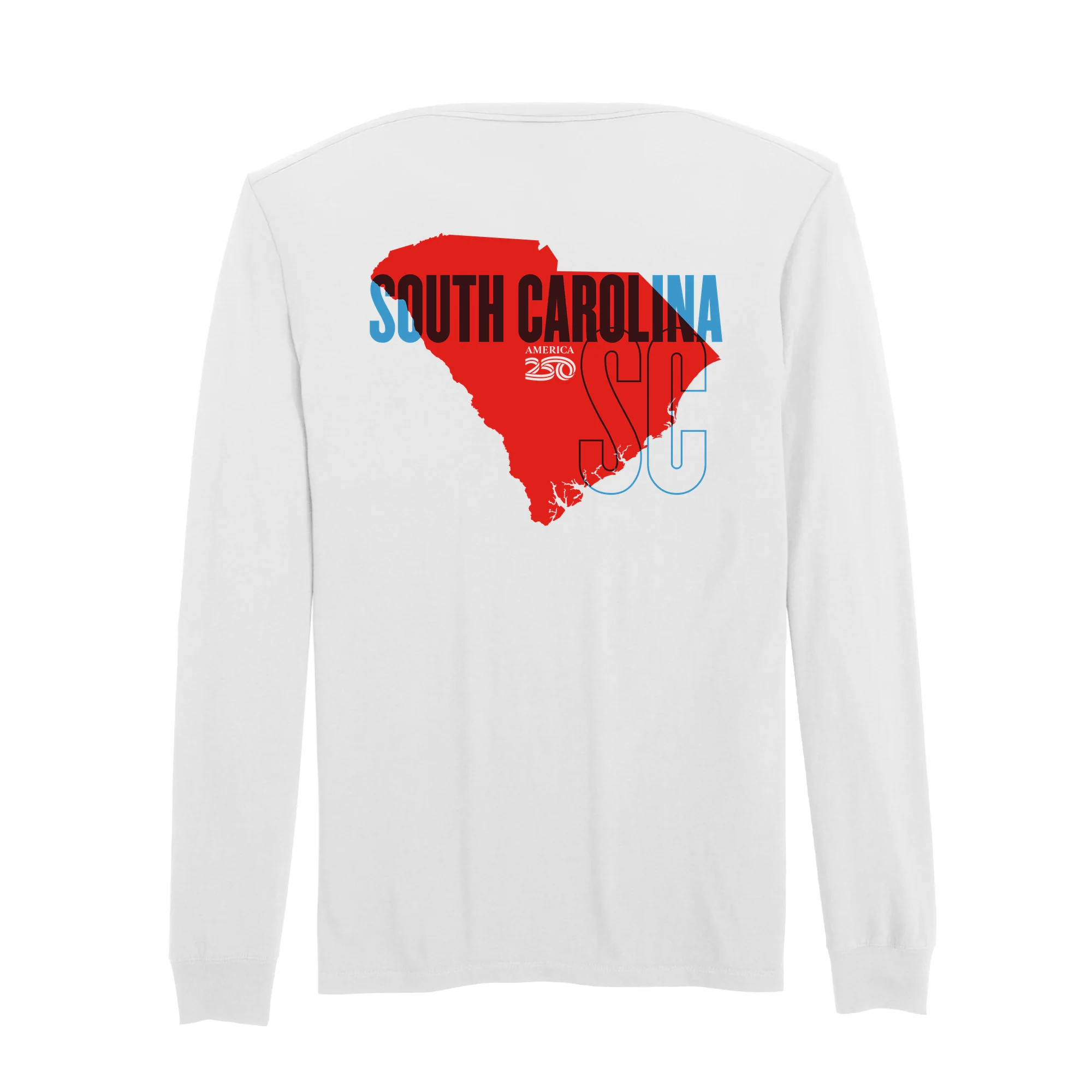 Official America250 South Carolina Men's Long Sleeve T-Shirt - Image 7