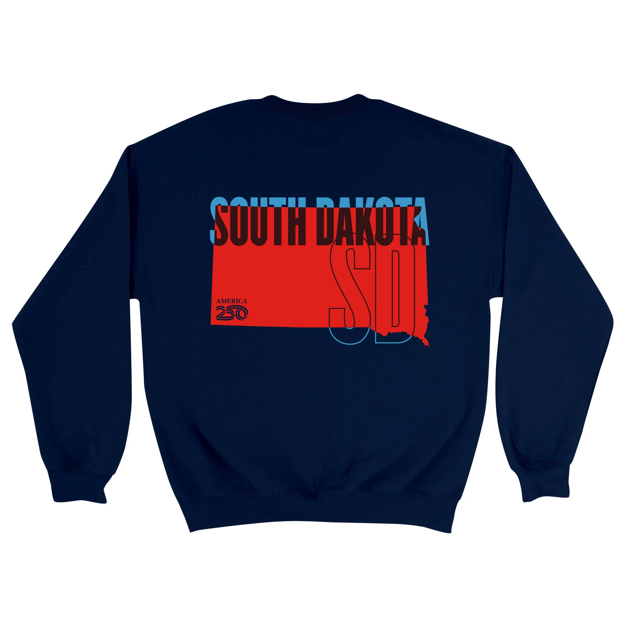 Official America250 South Dakota Unisex Crewneck Sweatshirt