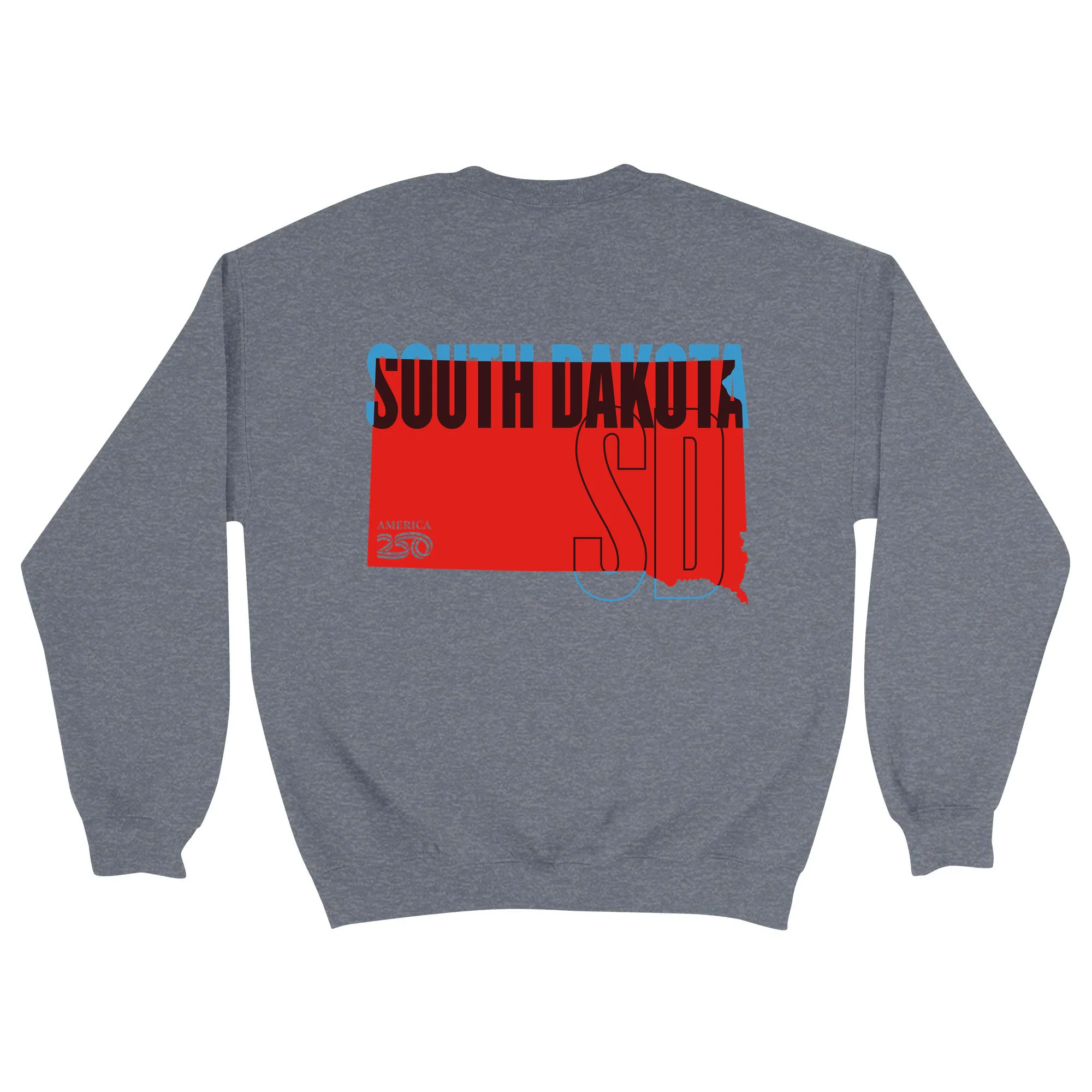 Official America250 South Dakota Unisex Crewneck Sweatshirt - Image 3