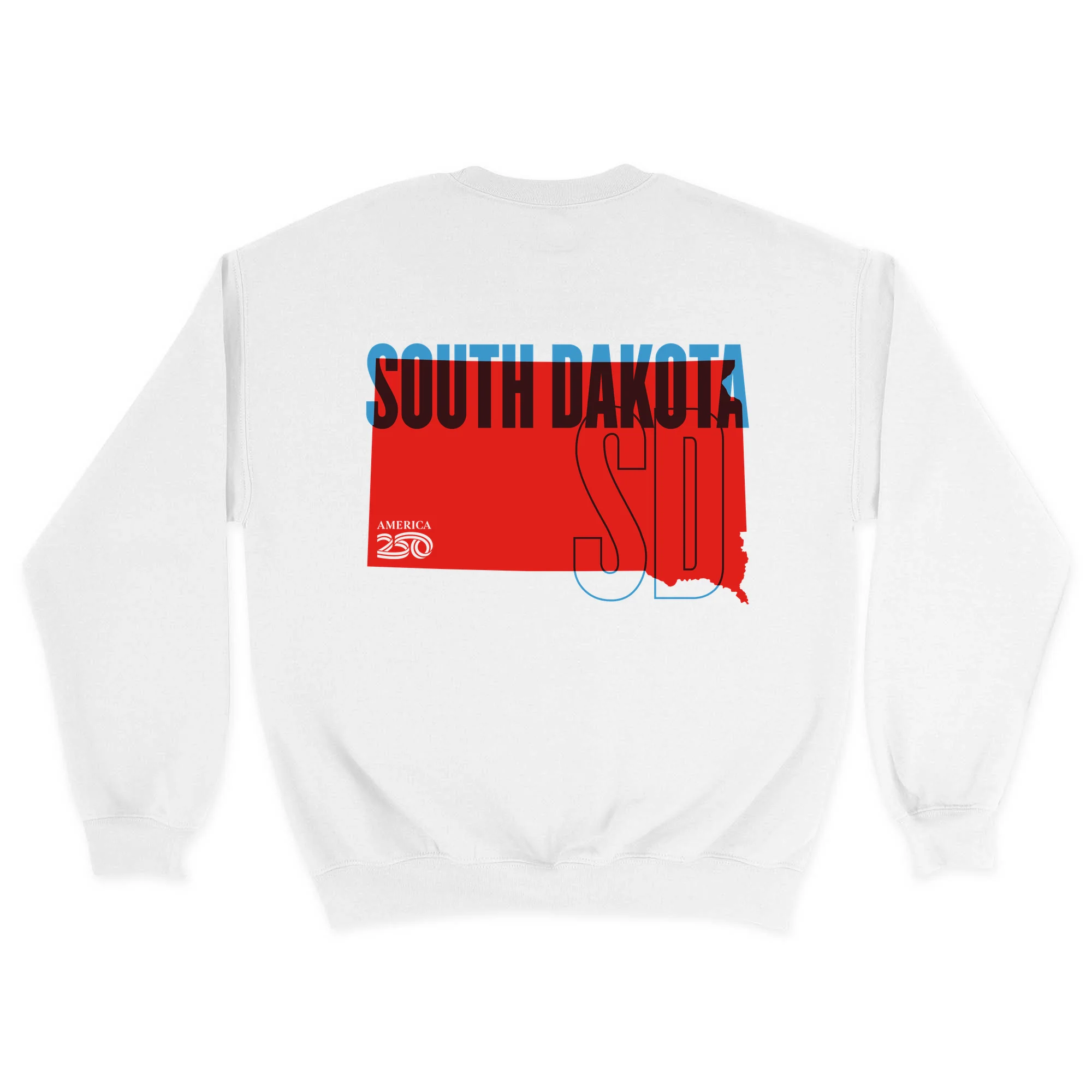 Official America250 South Dakota Unisex Crewneck Sweatshirt - Image 7