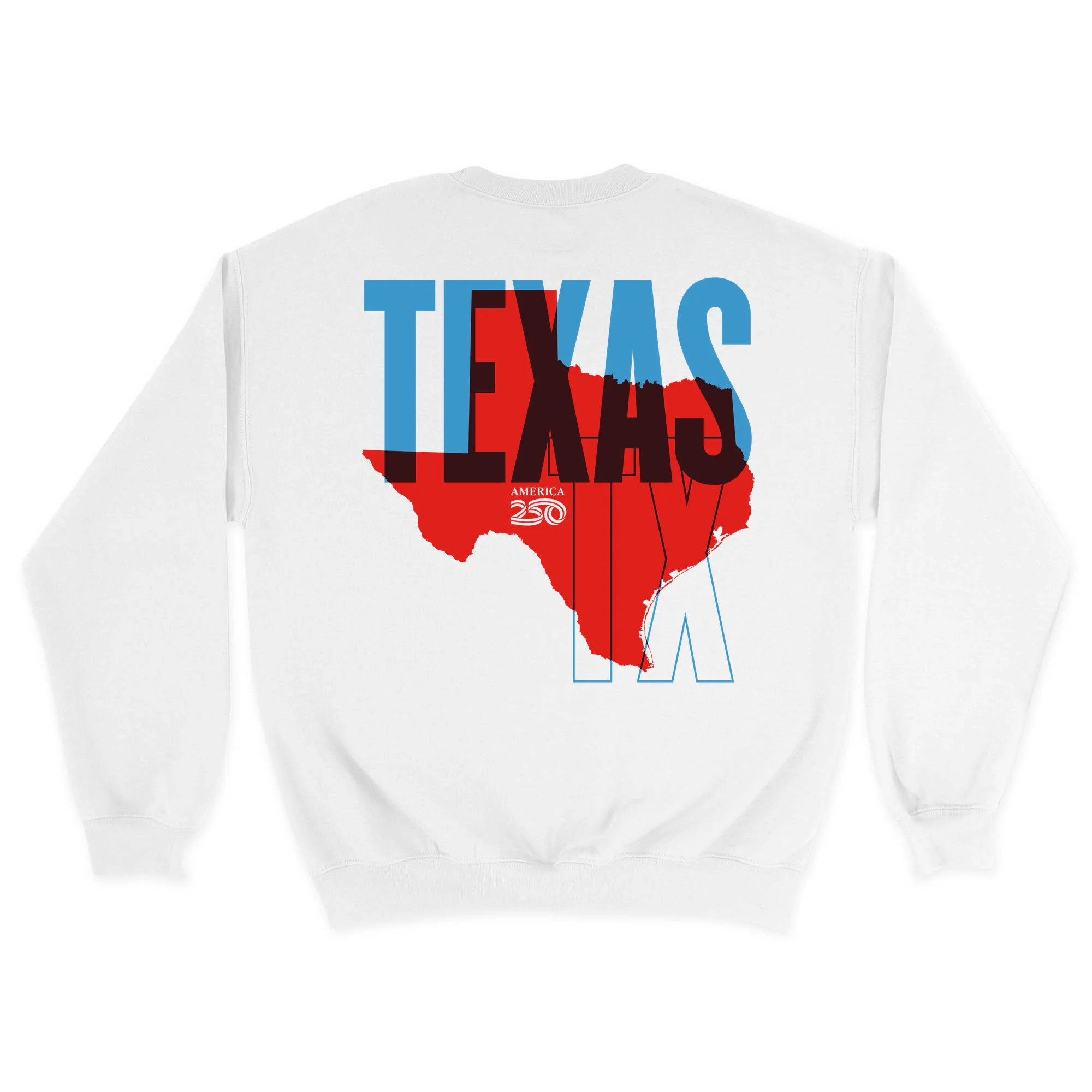 Official America250 Texas Unisex Crewneck Sweatshirt - Image 7
