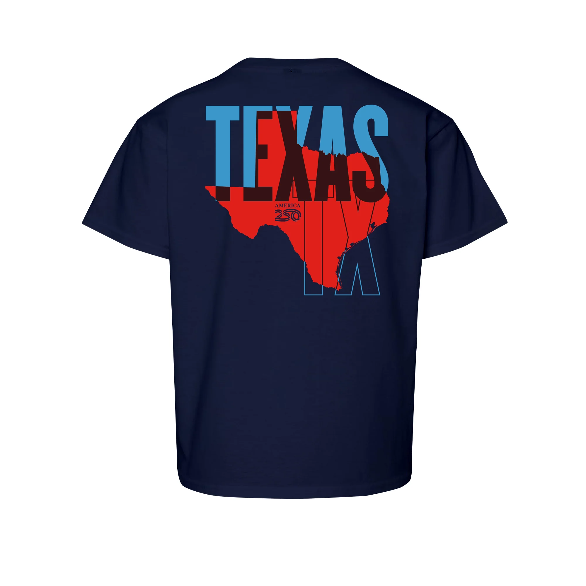 Official America250 Texas Youth T-Shirt