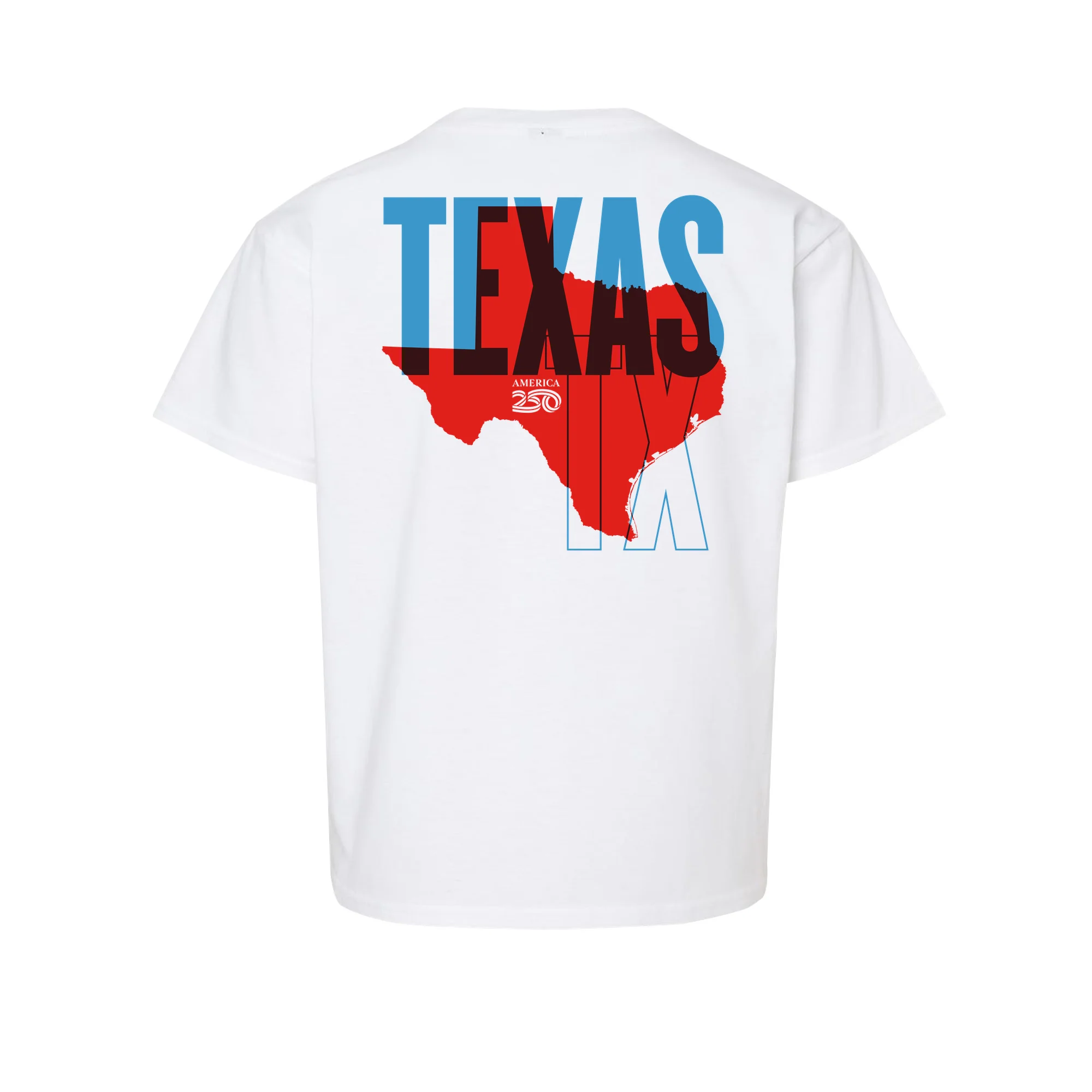 Official America250 Texas Youth T-Shirt - Image 4