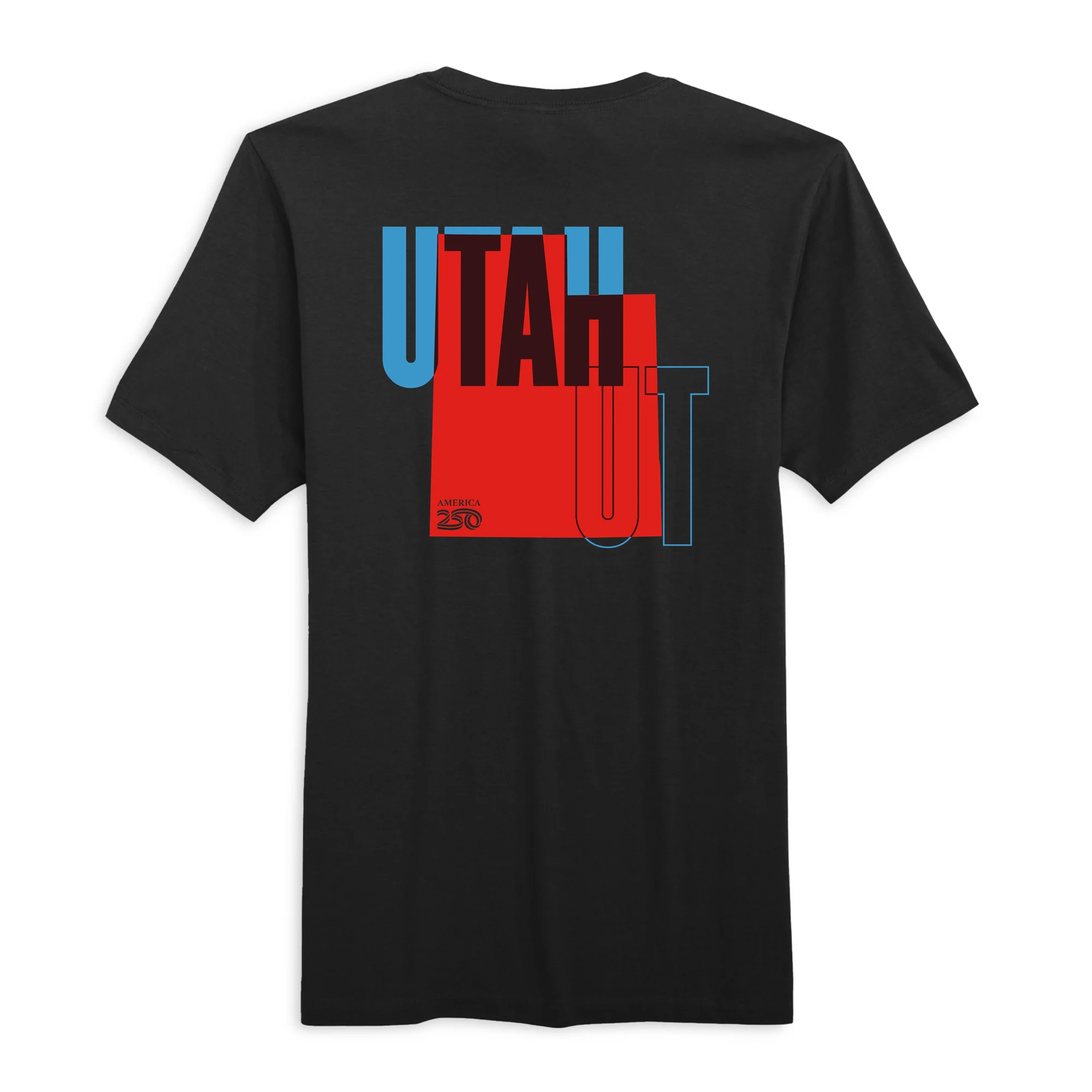 Official America250 Utah Men's T-Shirt - Image 3