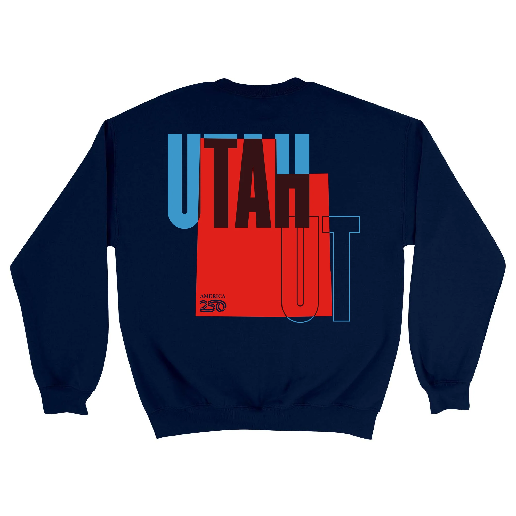 Official America250 Utah Unisex Crewneck Sweatshirt