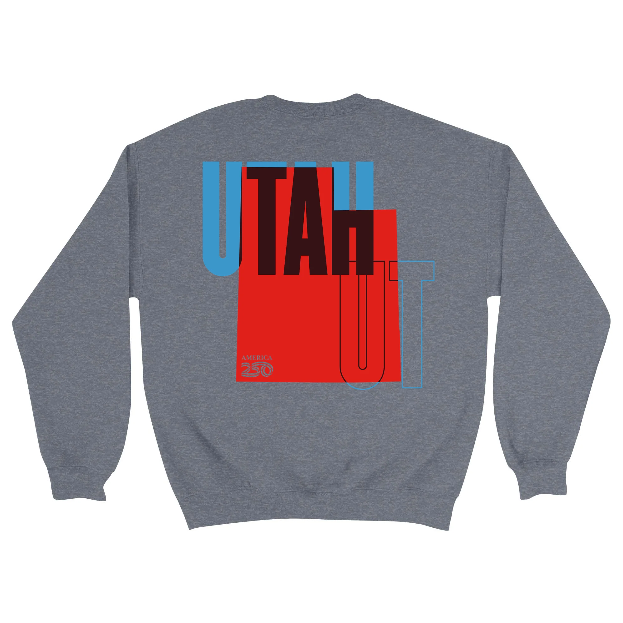 Official America250 Utah Unisex Crewneck Sweatshirt - Image 3