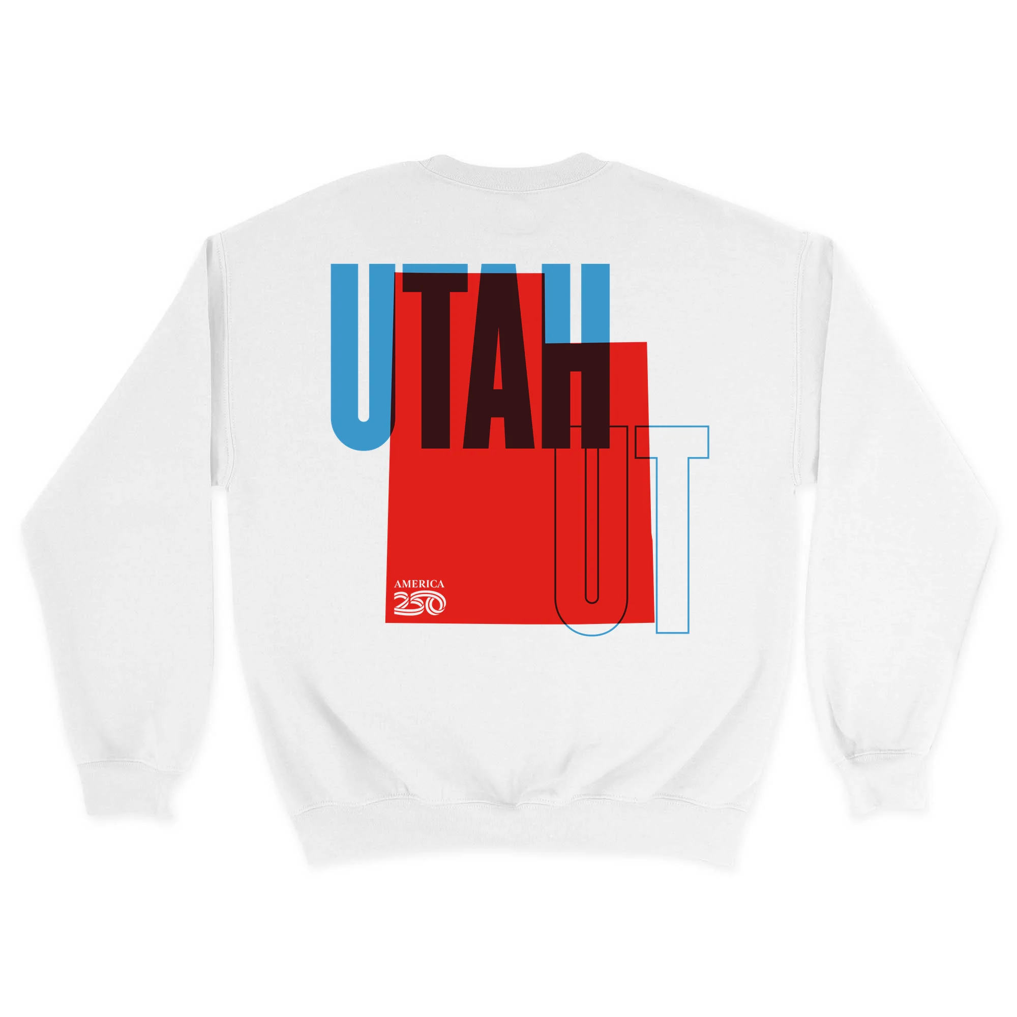 Official America250 Utah Unisex Crewneck Sweatshirt - Image 7