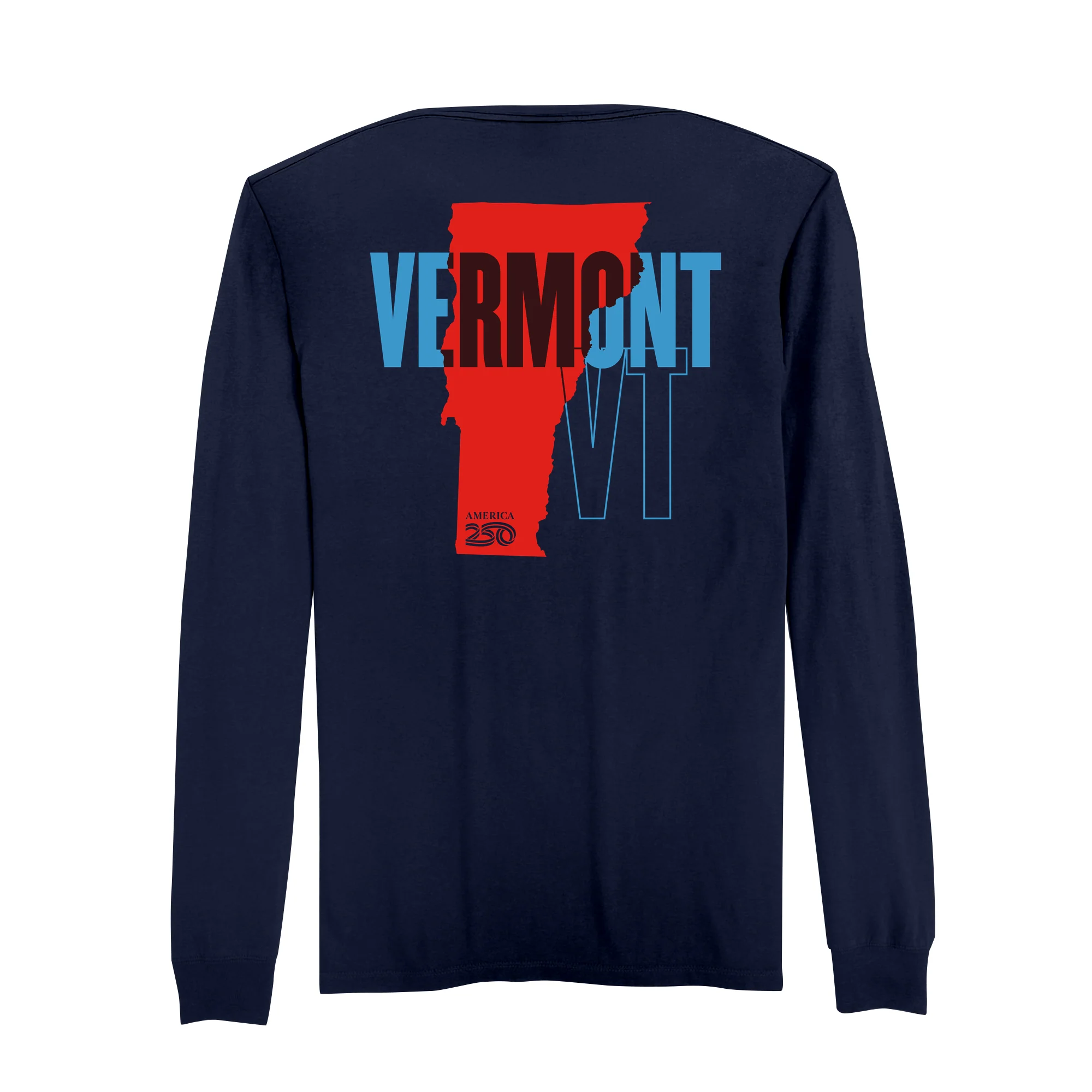 Official America250 Vermont Men's Long Sleeve T-Shirt