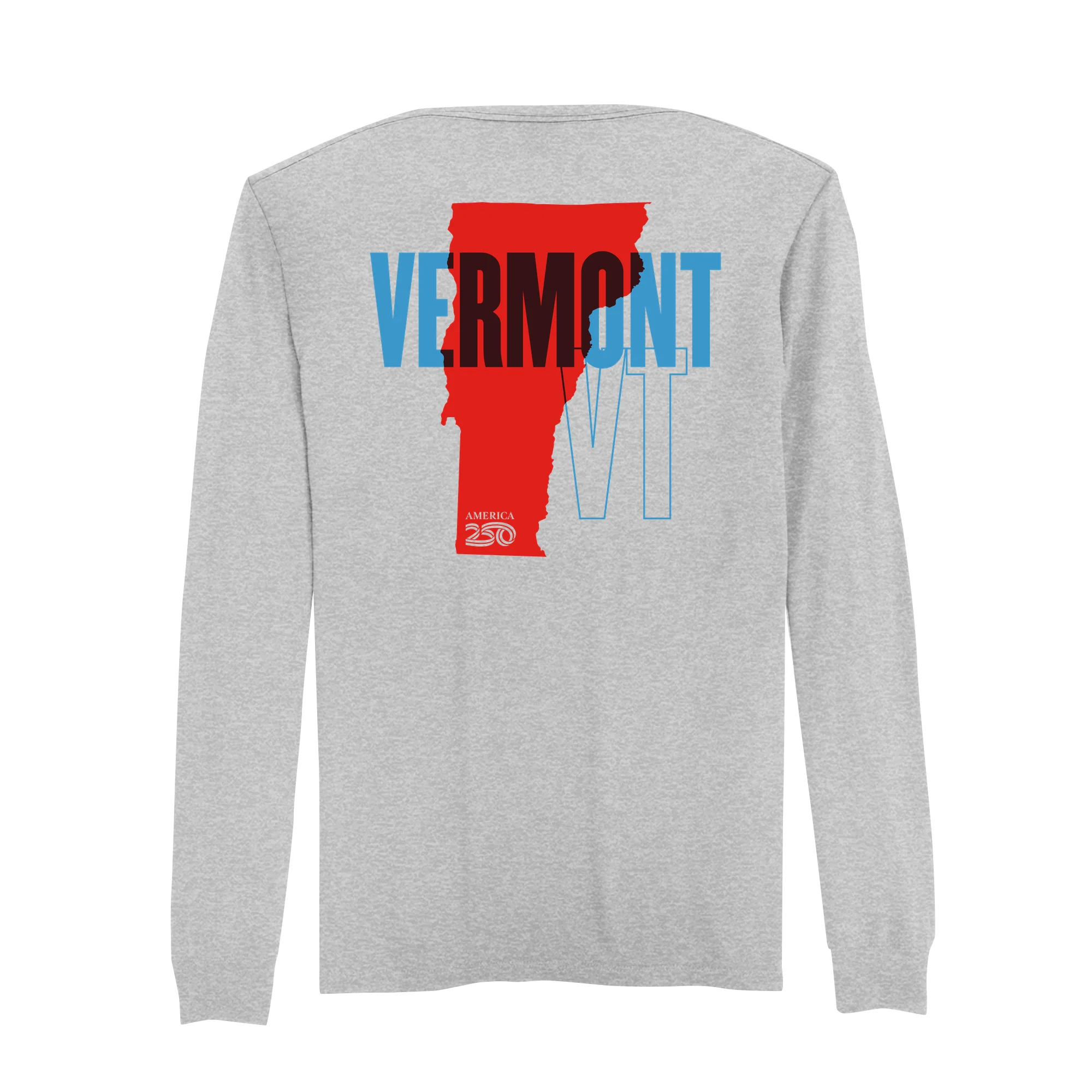 Official America250 Vermont Men's Long Sleeve T-Shirt - Image 3