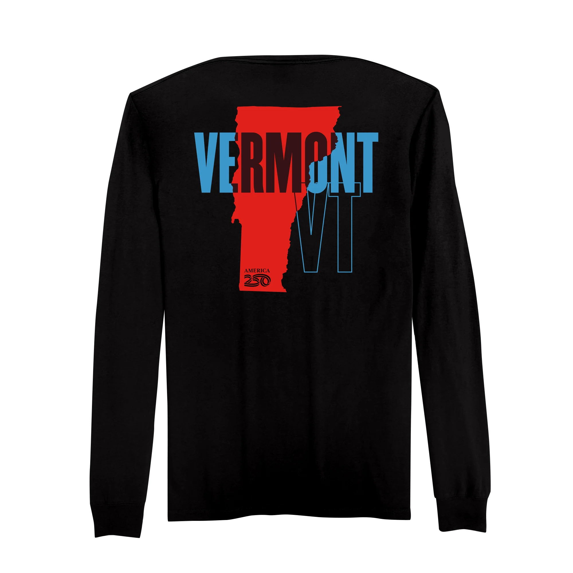 Official America250 Vermont Men's Long Sleeve T-Shirt - Image 5