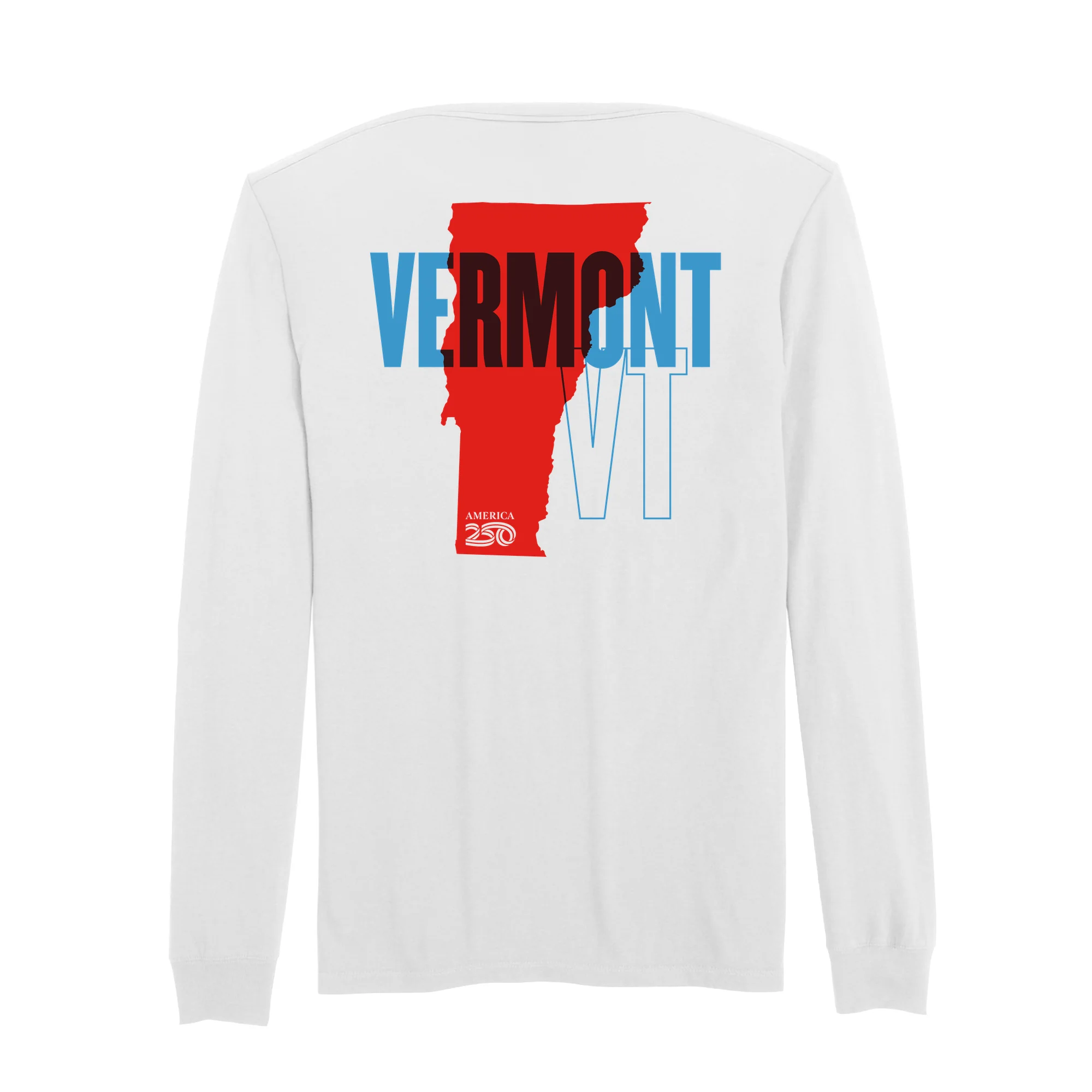 Official America250 Vermont Men's Long Sleeve T-Shirt - Image 7