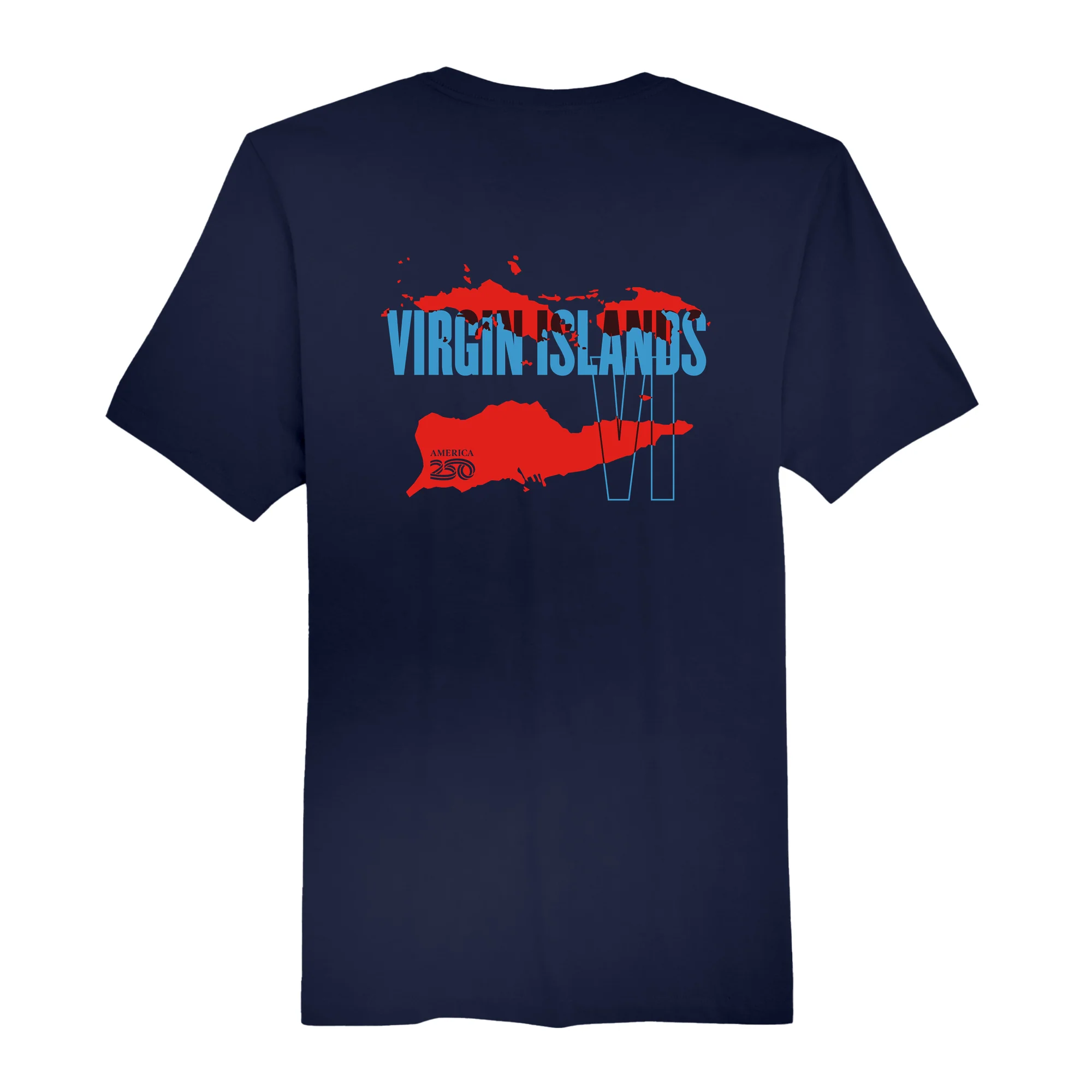 Official America250 Virgin Islands Men's T-Shirt