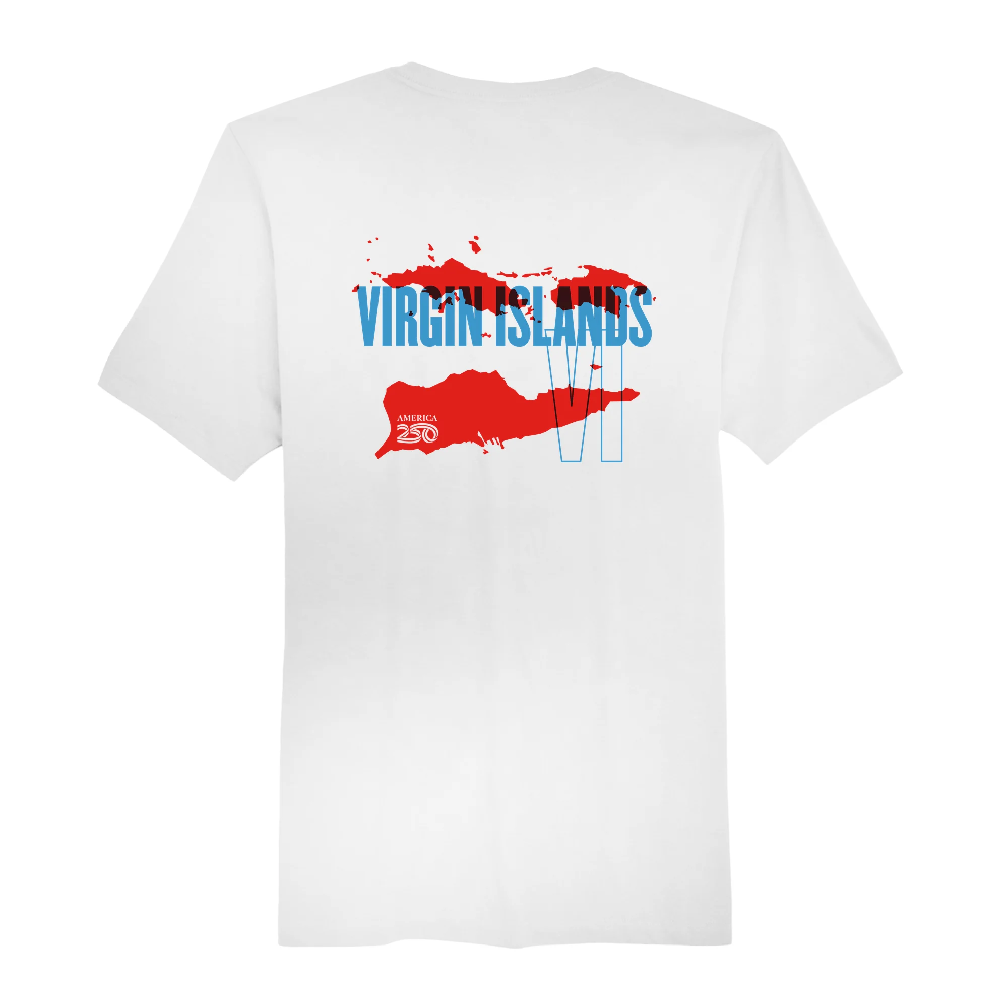 Official America250 Virgin Islands Men's T-Shirt - Image 5