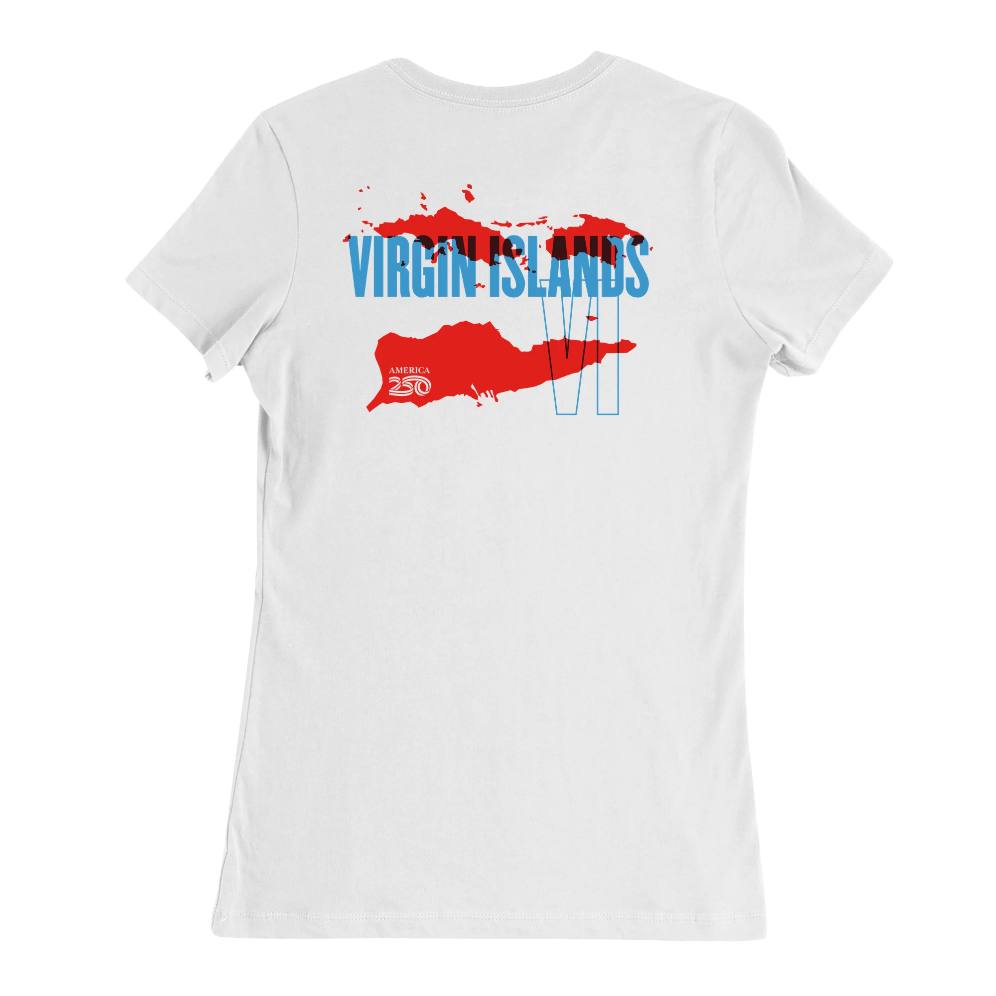 Official America250 Virgin Islands Women's T-Shirt - Image 5