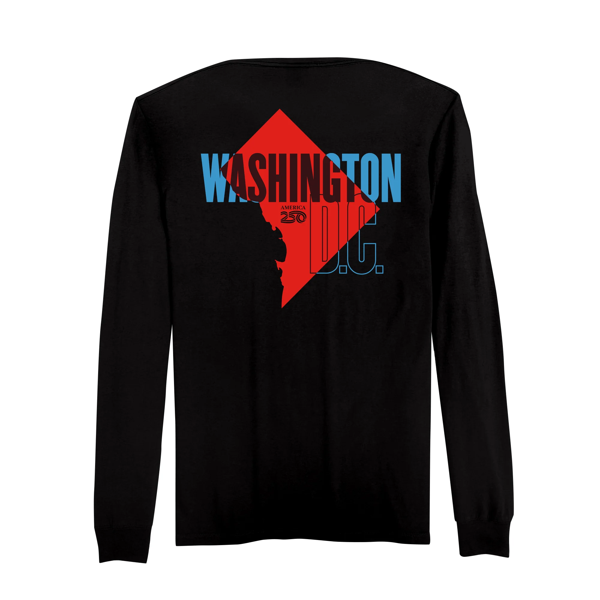 Official America250 Washington DC Men's Long Sleeve T-Shirt - Image 5
