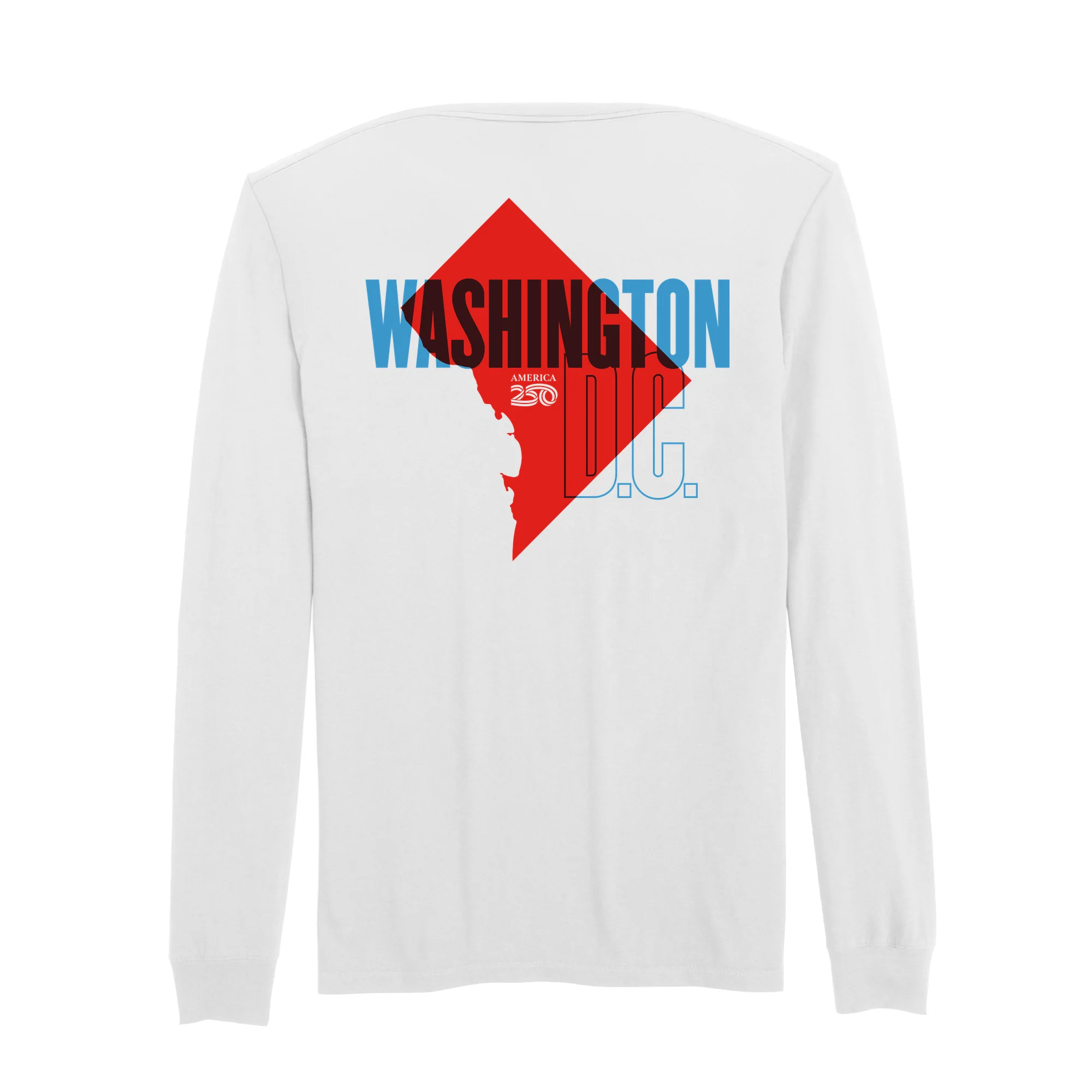 Official America250 Washington DC Men's Long Sleeve T-Shirt - Image 7