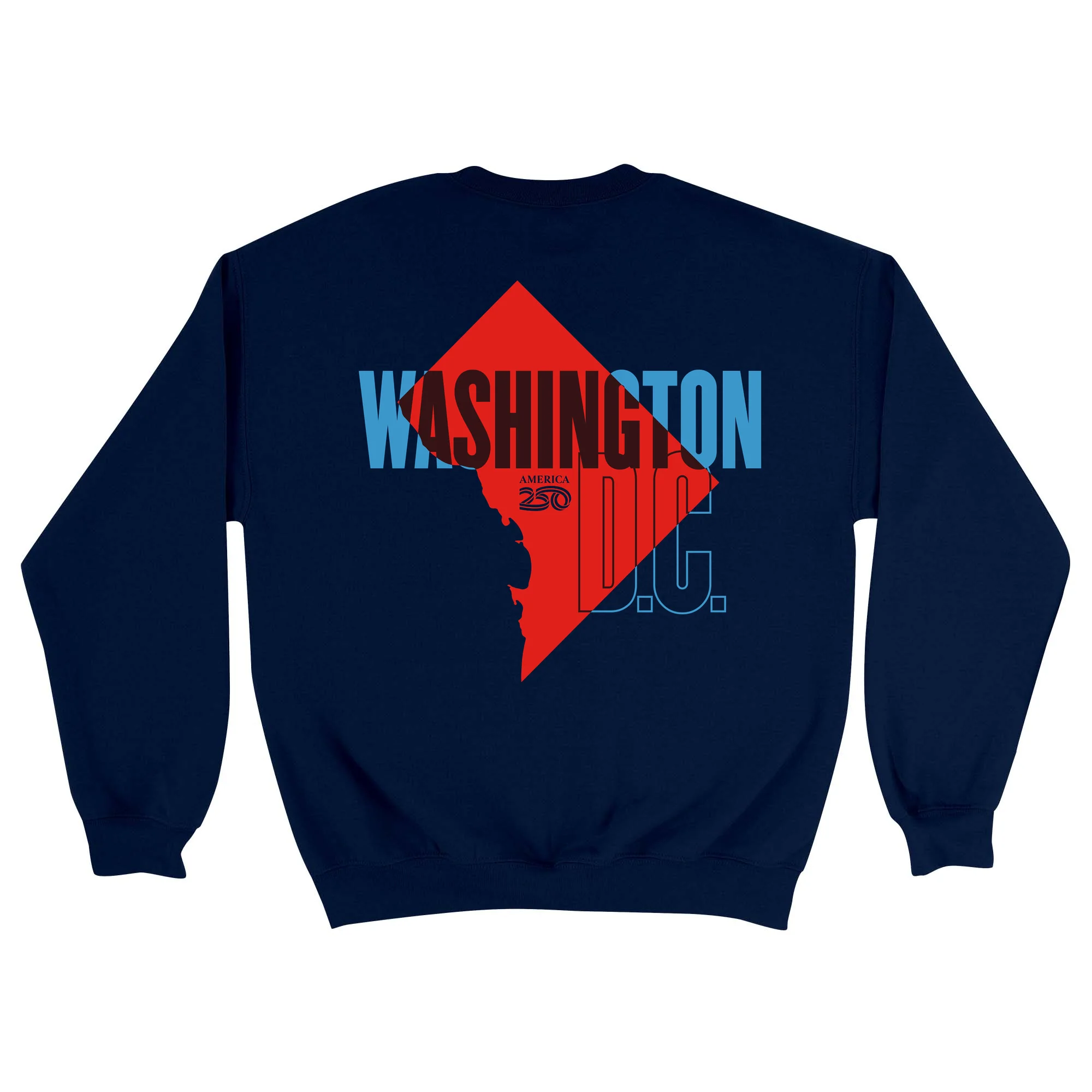 Official America250 Washington DC Unisex Crewneck Sweatshirt