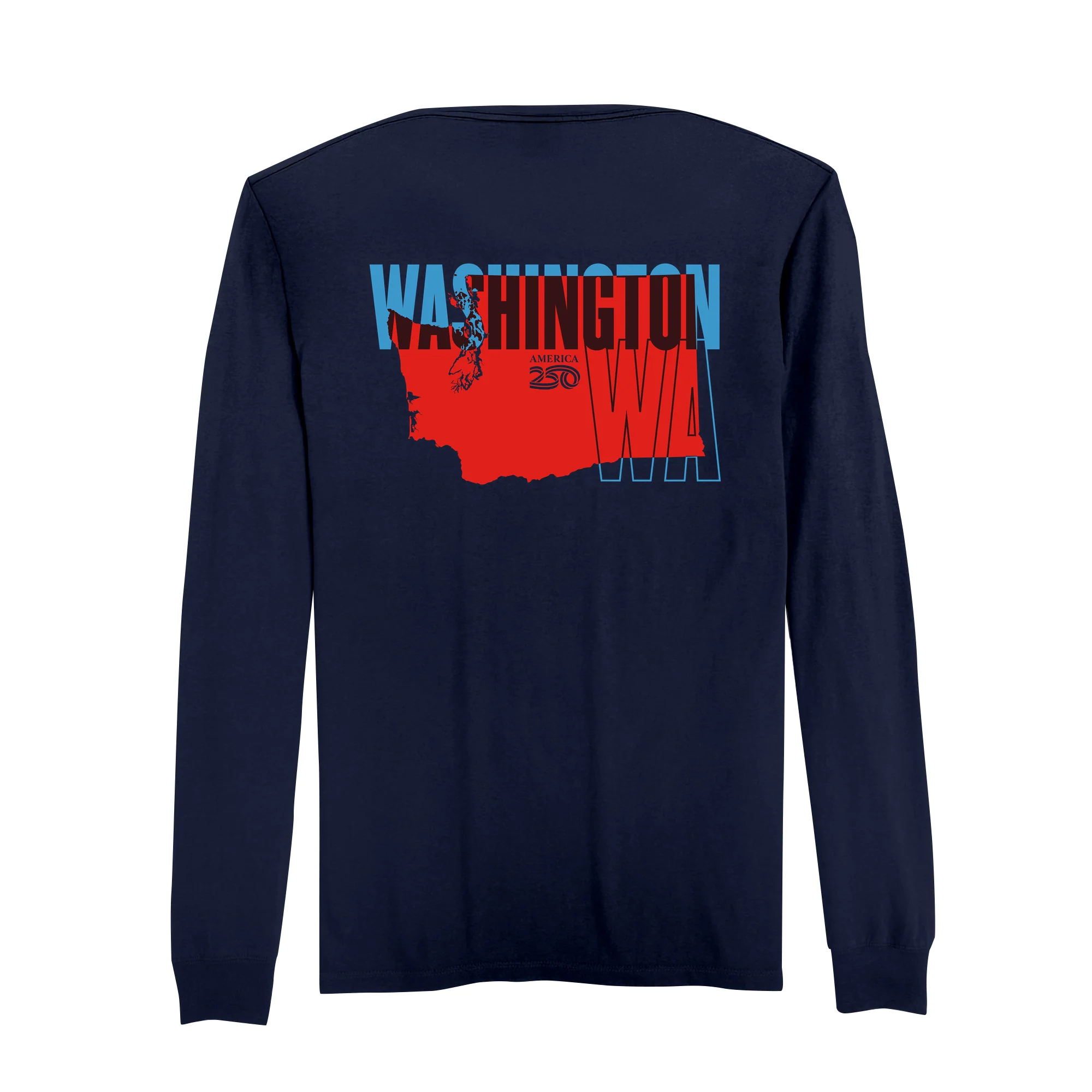 Official America250 Washington Men's Long Sleeve T-Shirt