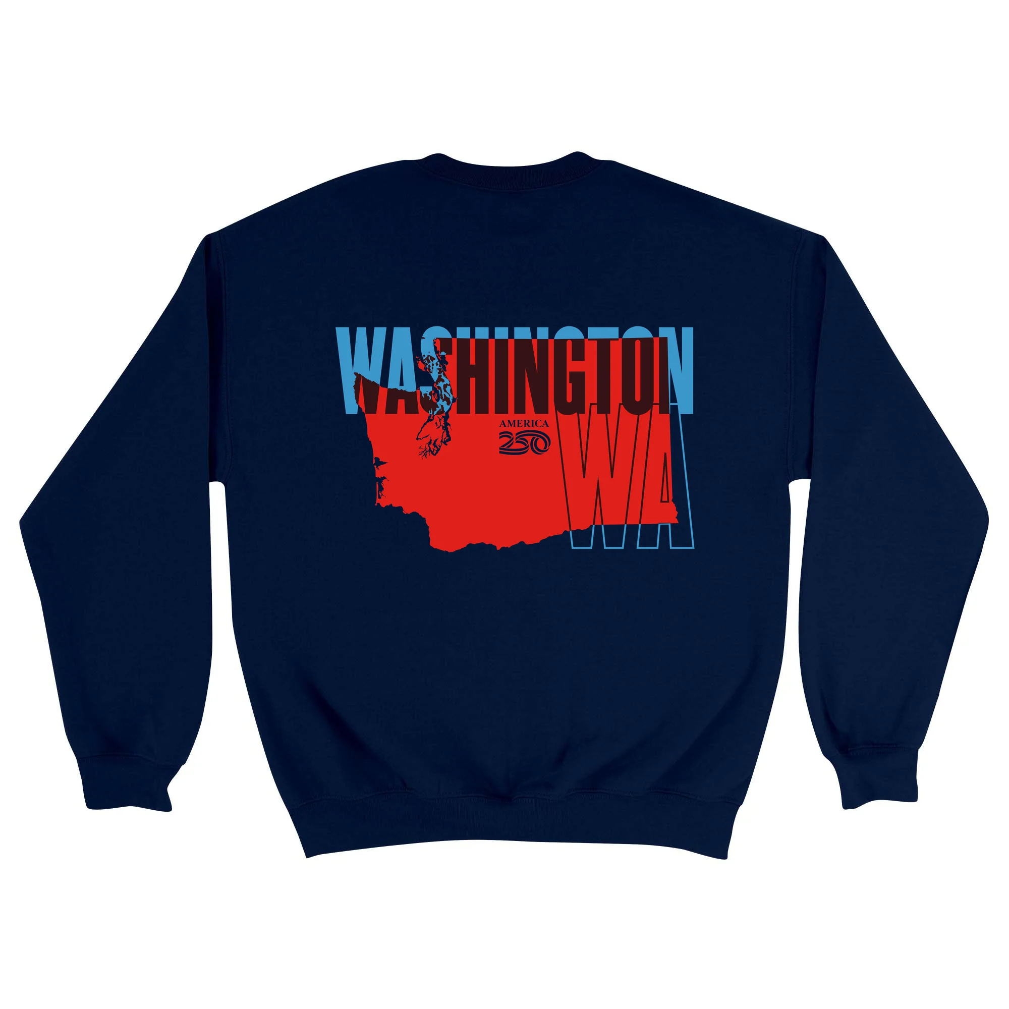 Official America250 Washington Unisex Crewneck Sweatshirt